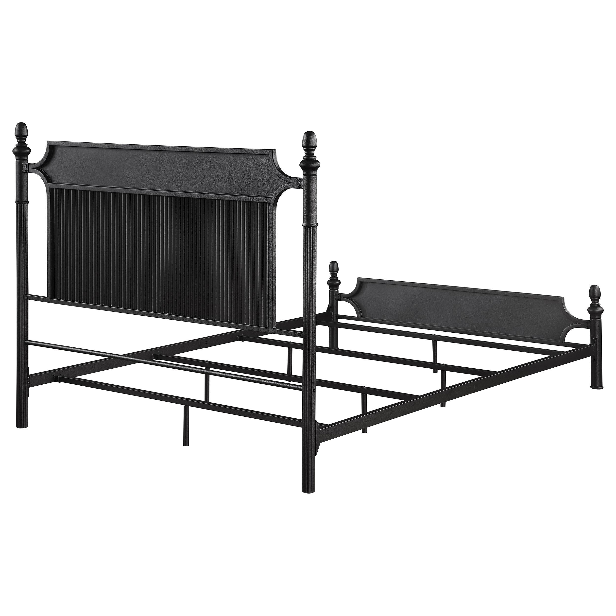 Coaster Furniture Cameron 360321Q 51-inch Metal Queen Panel Bed - Black IMAGE 6