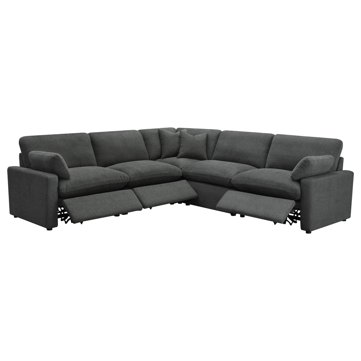 Collins Power Reclining Fabric 5 pc Sectional 609530P