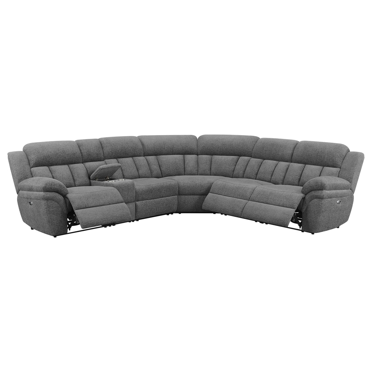 Bahrain Power Reclining Fabric 6 pc Sectional 609540P