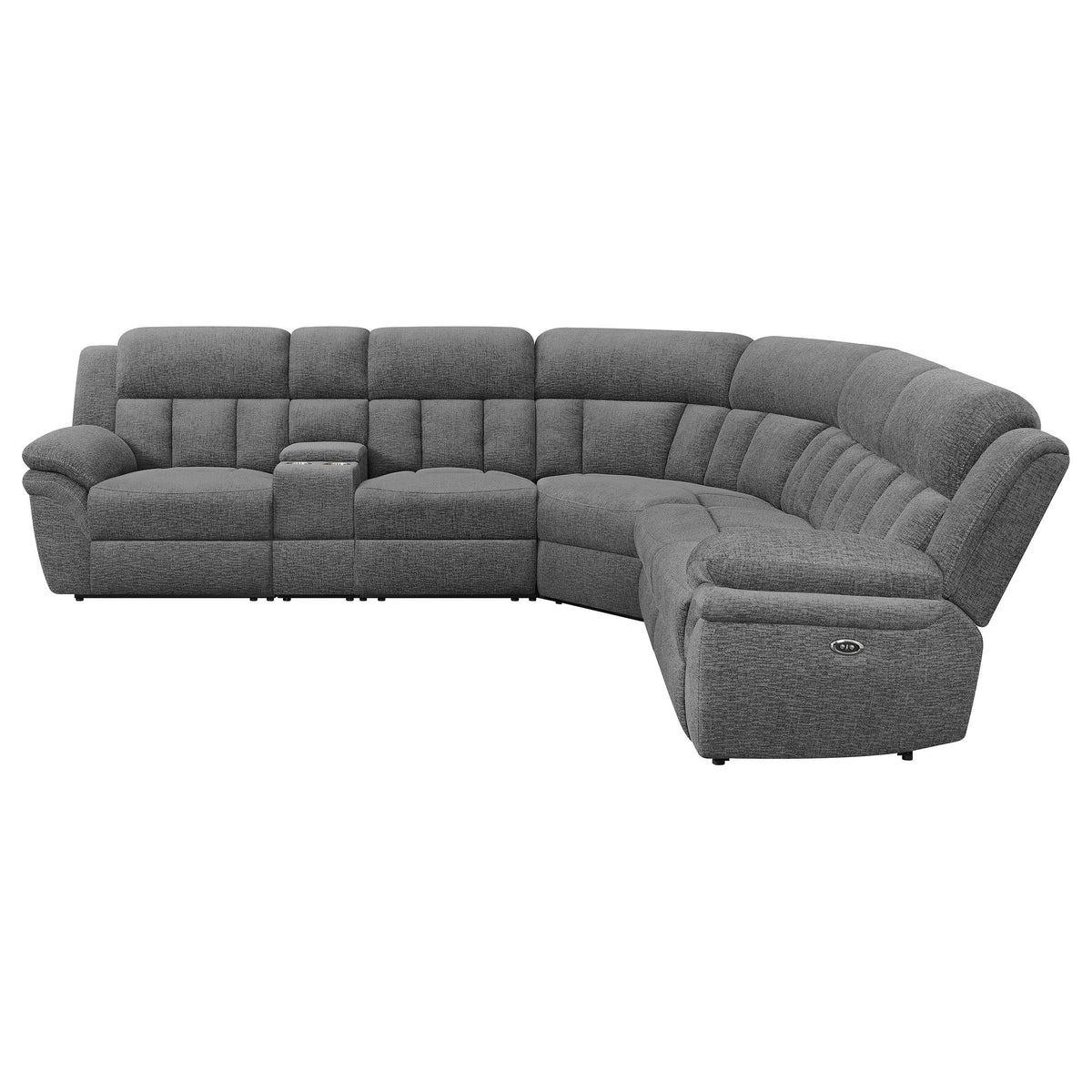 Bahrain Power Reclining Fabric 6 pc Sectional 609540P