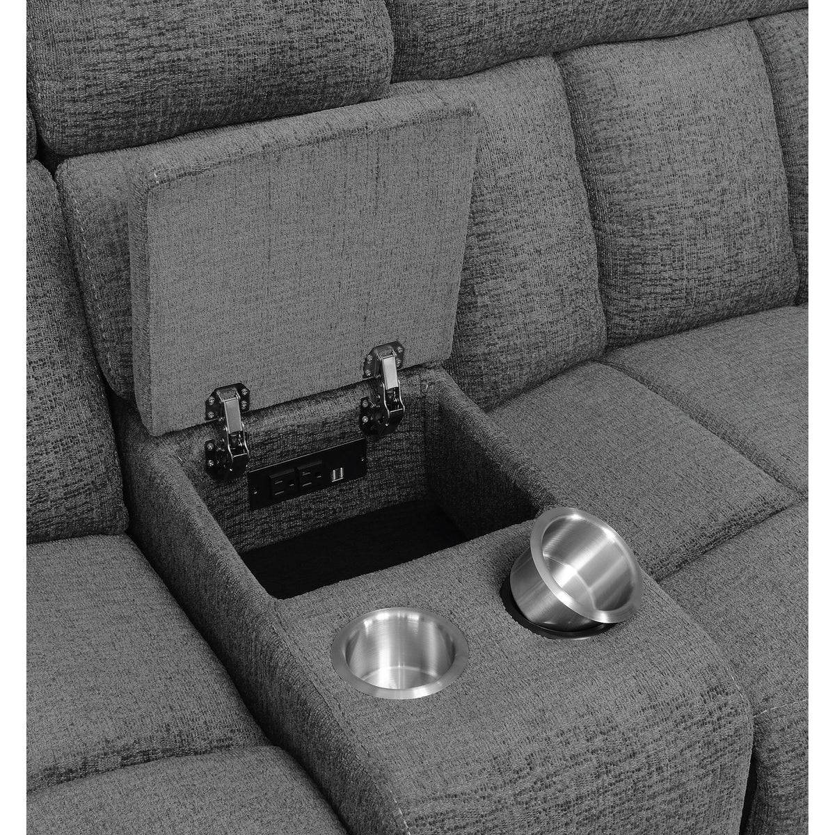Bahrain Reclining Fabric 6 pc Sectional 609540