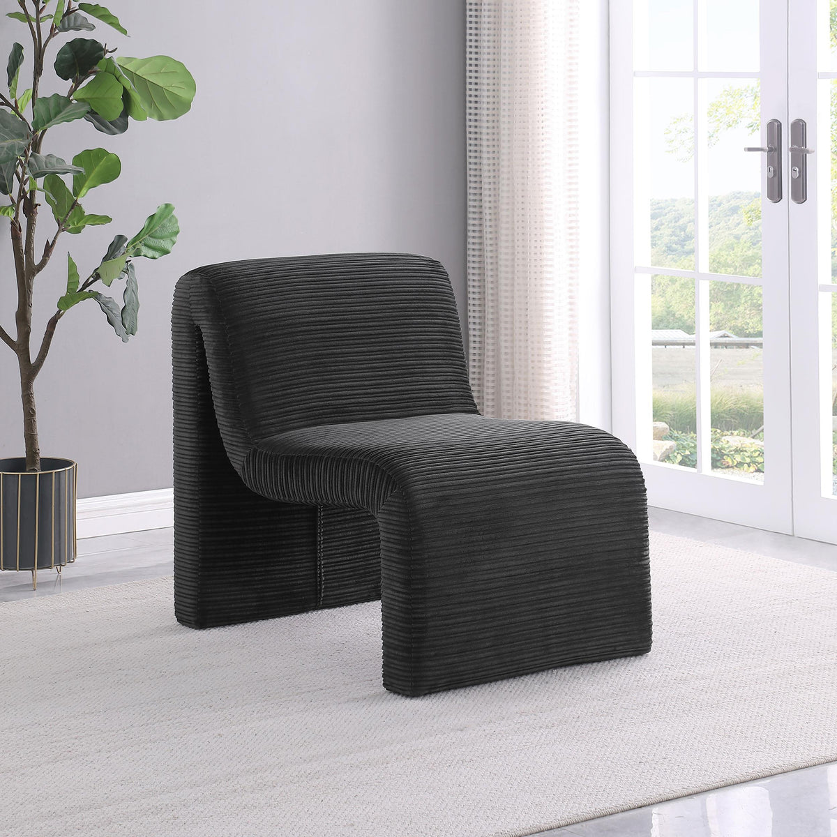 Drayton Stationary Fabric Accent Chair 907526