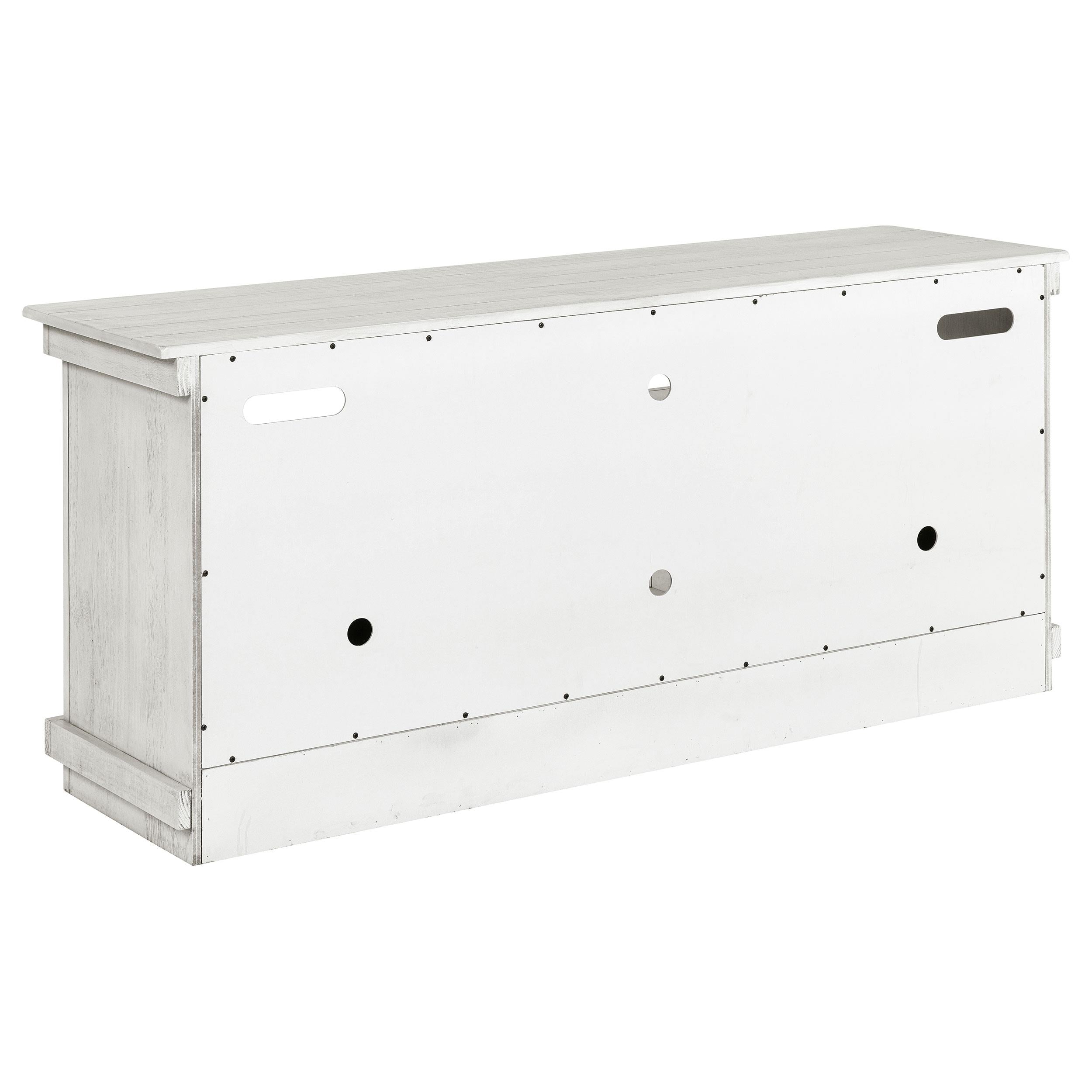 Coaster Furniture Payne 710052 60-inch TV Stand Media Console - Distressed White IMAGE 6