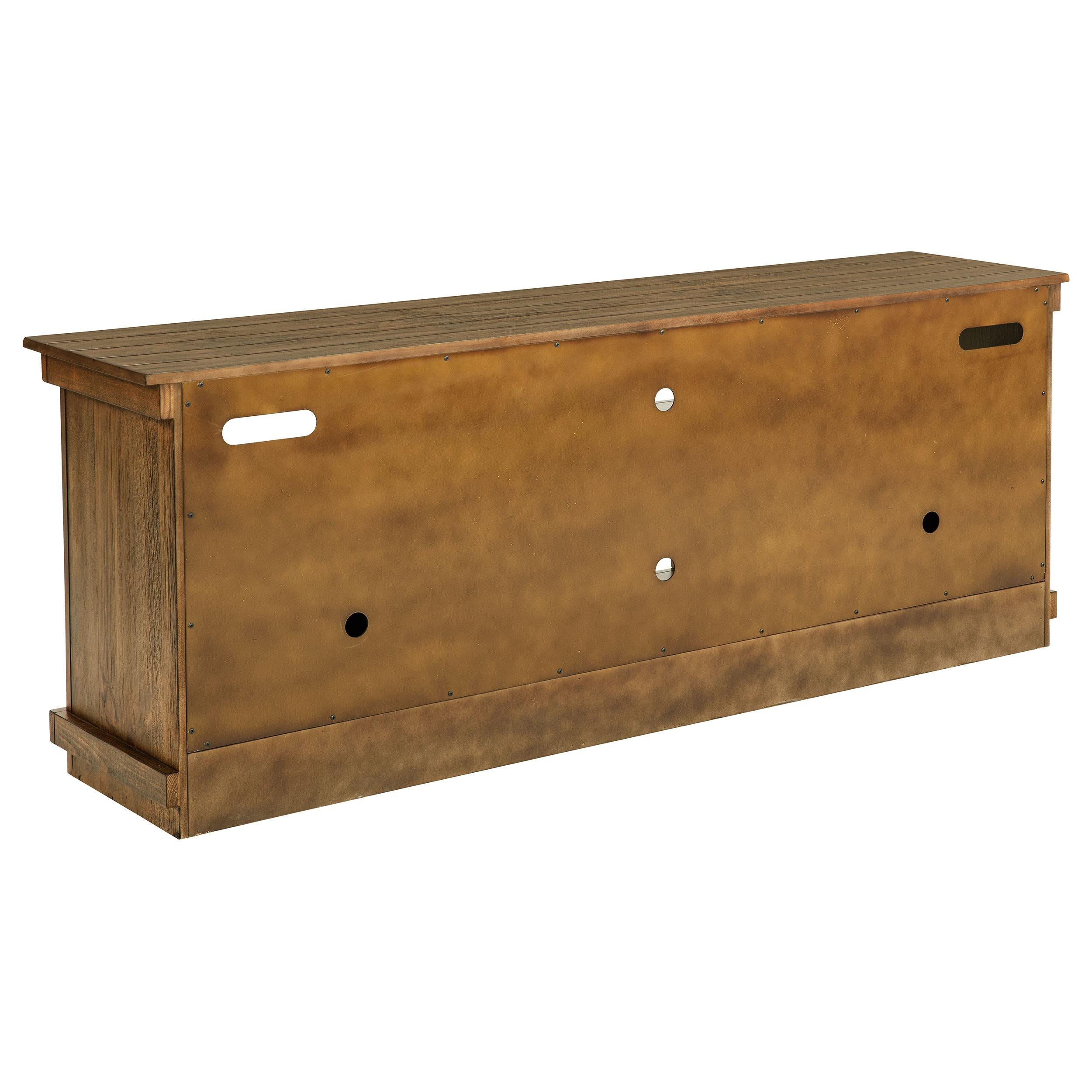 Coaster Furniture Payne 710043 70-inch TV Stand Media Console - Distressed Brown IMAGE 6