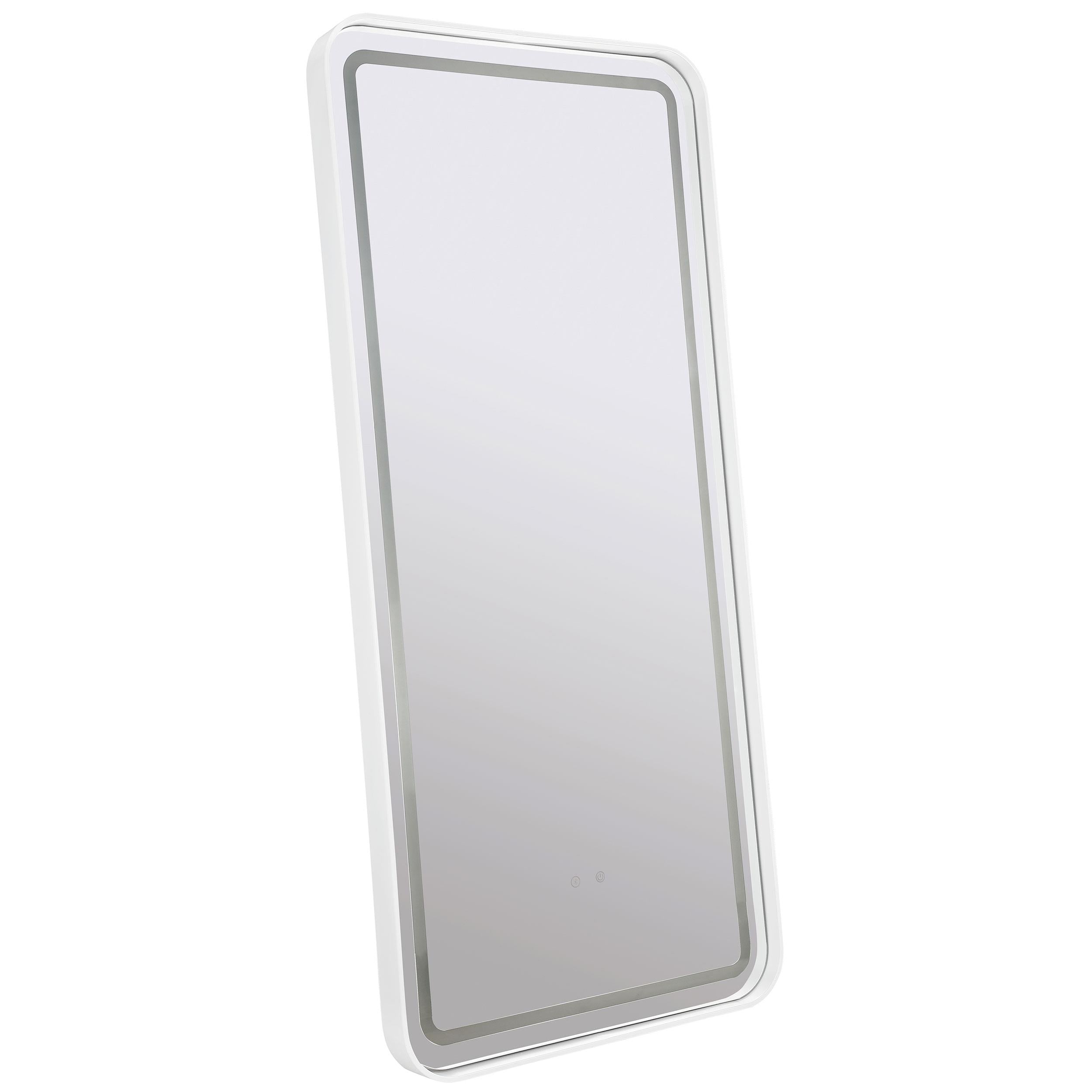 Coaster Furniture Glendora 961448 32 x 71 Inch LED Standing Mirror BT Speakers - Black IMAGE 1