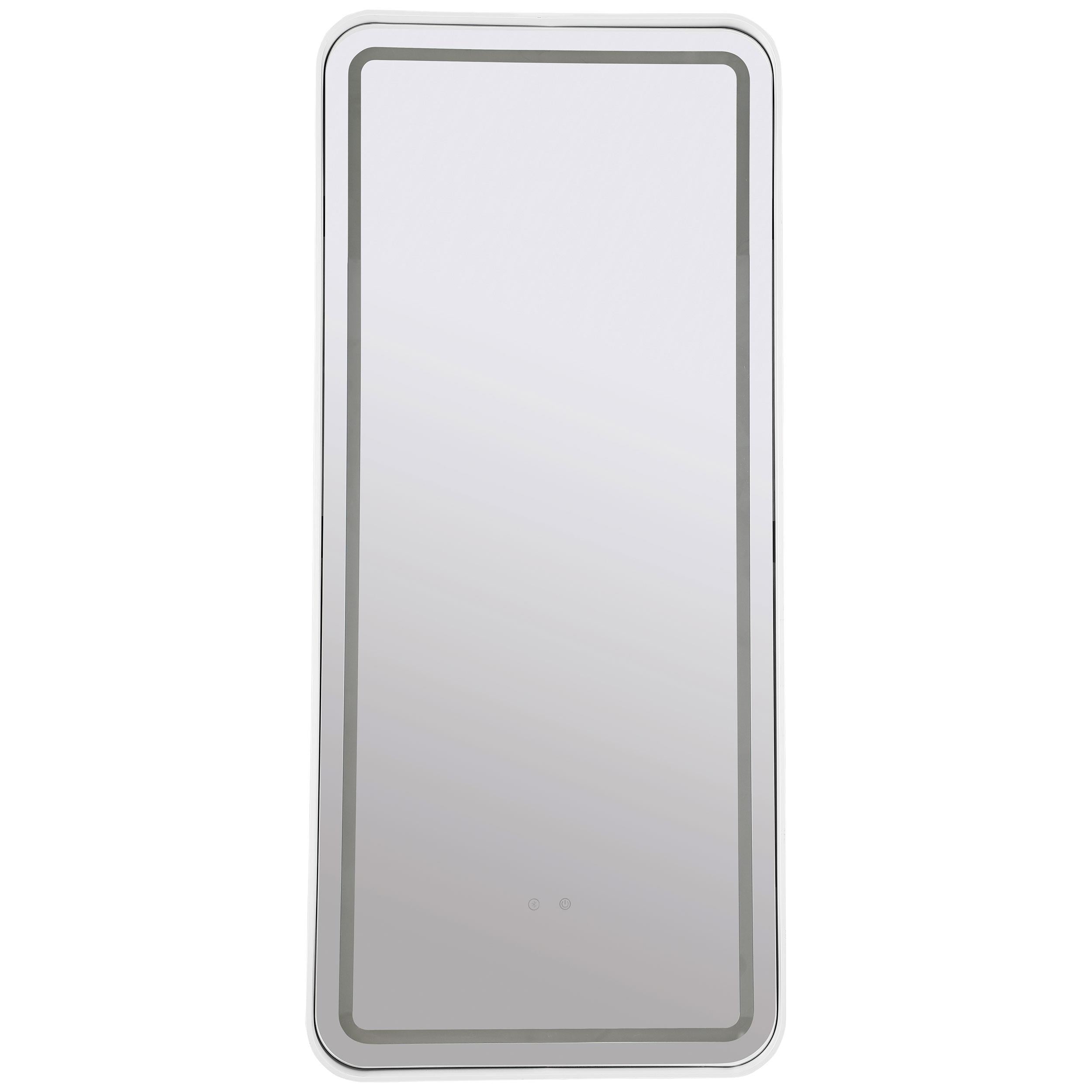 Coaster Furniture Glendora 961448 32 x 71 Inch LED Standing Mirror BT Speakers - Black IMAGE 5