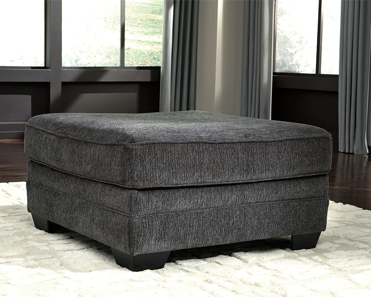 Tracling - Oversized Accent Ottoman - Slate