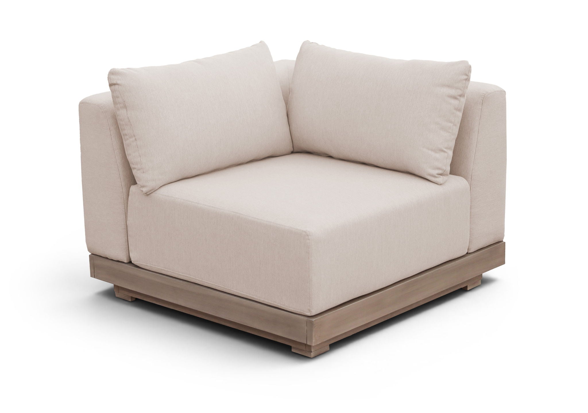 Solace - Olefin Performance Fabric Outdoor Patio Modular Corner Chair
