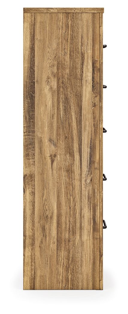 Maystonna - Five Drawer Chest - Brown