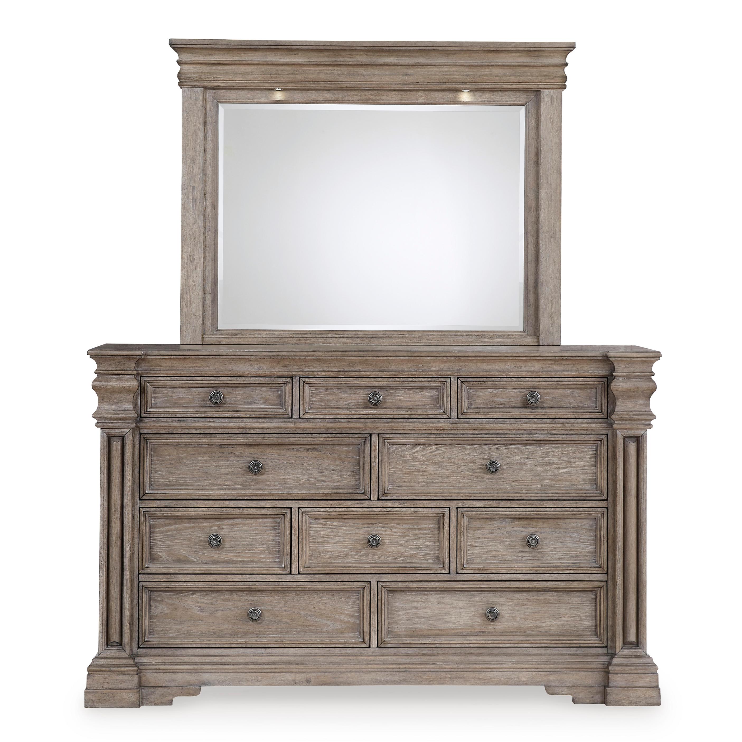 Diamond Modern Furniture Exclusive Design Blairhurst Dresser Mirror B916-36 IMAGE 3