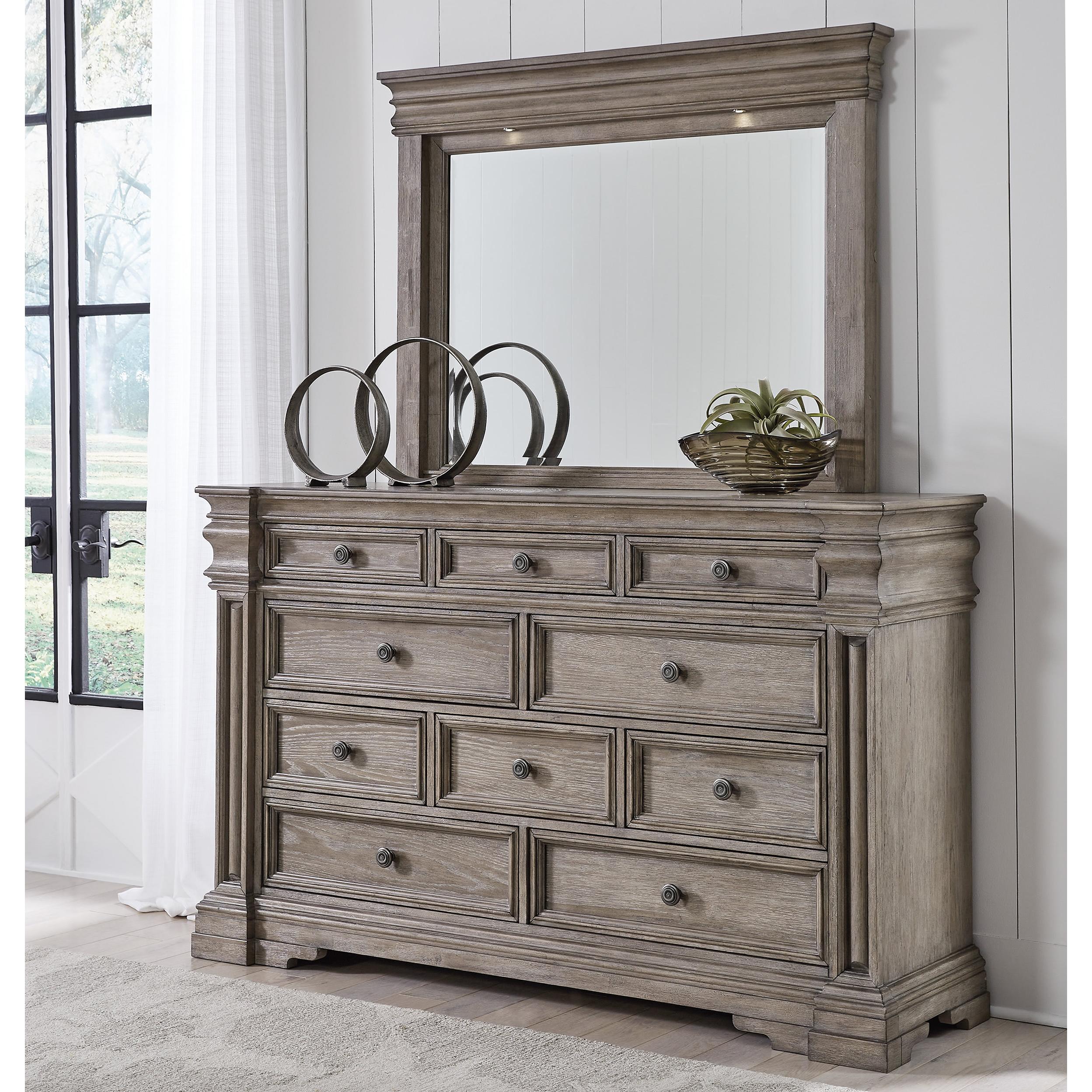 Diamond Modern Furniture Exclusive Design Blairhurst Dresser Mirror B916-36 IMAGE 5