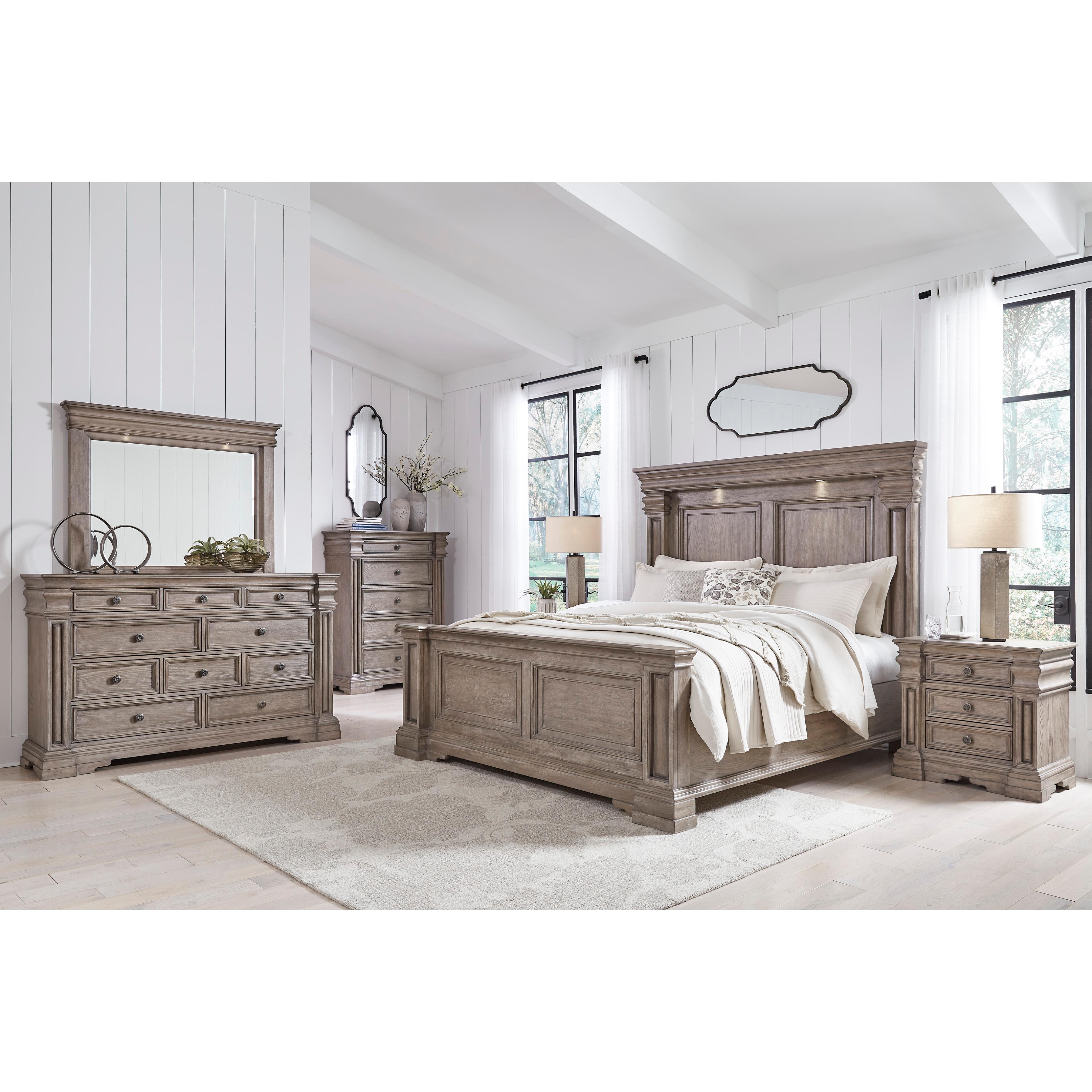 Diamond Modern Furniture Exclusive Design Blairhurst Dresser Mirror B916-36 IMAGE 6