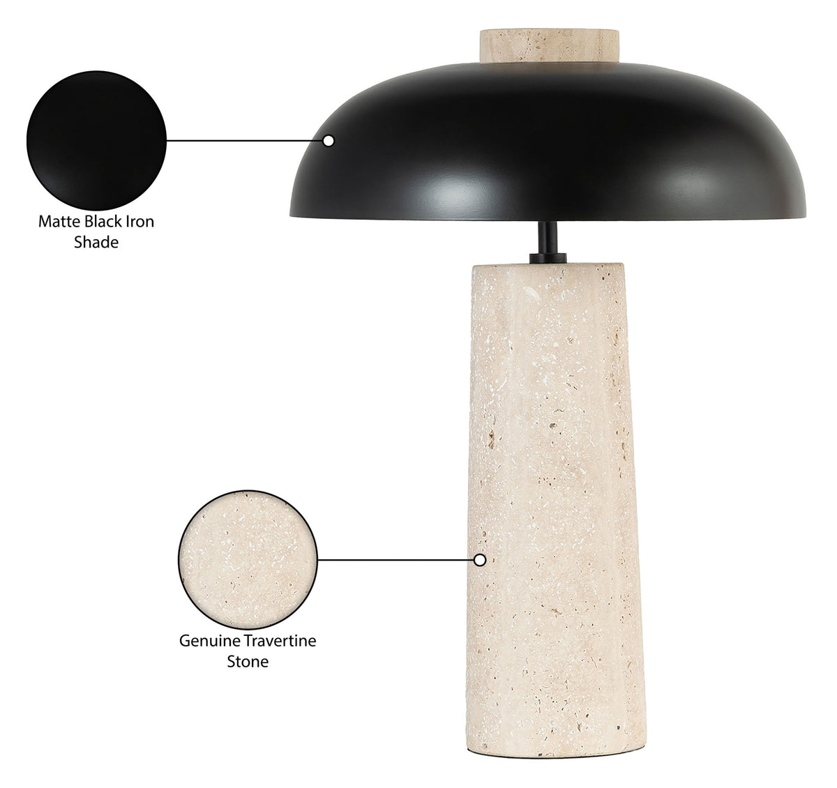 Arcadia - Iron Shade Table Lamp