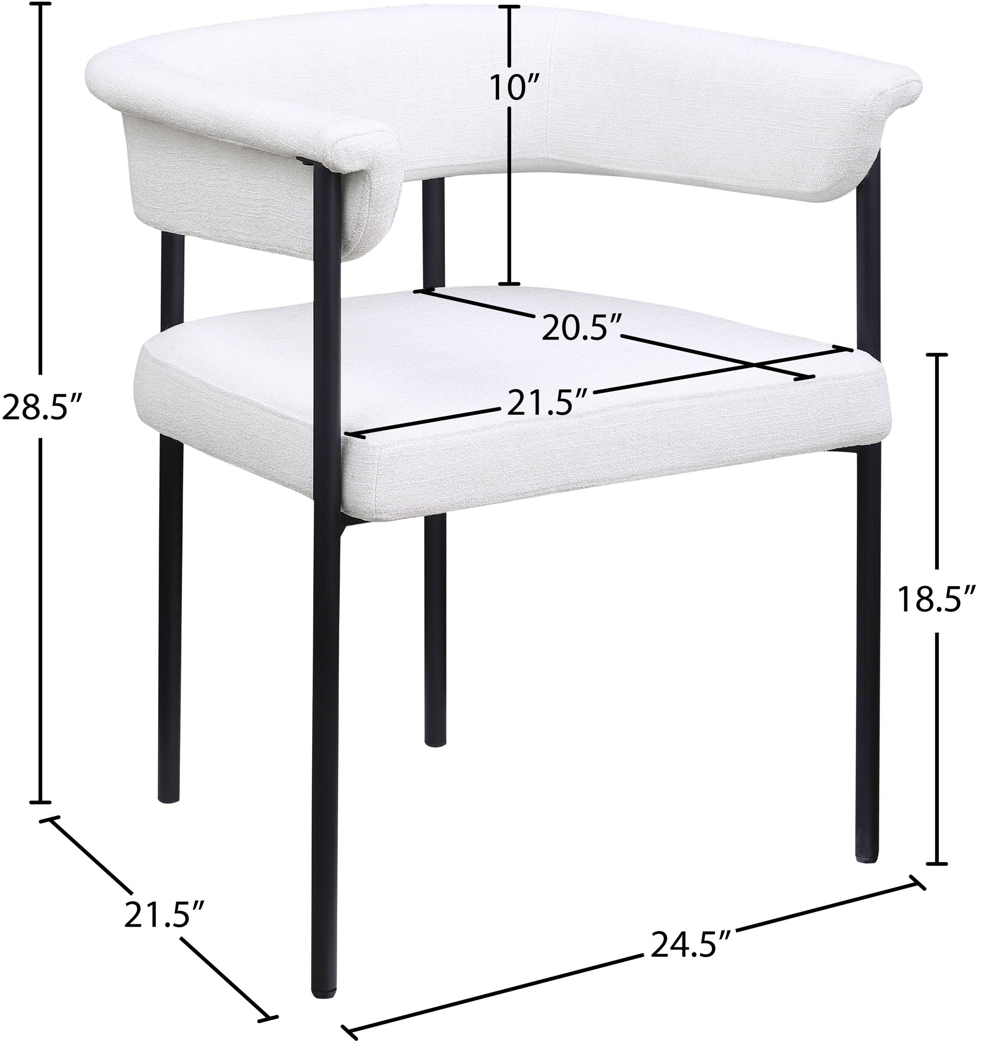 Malin - Linen Dining Chair (Set of 2)