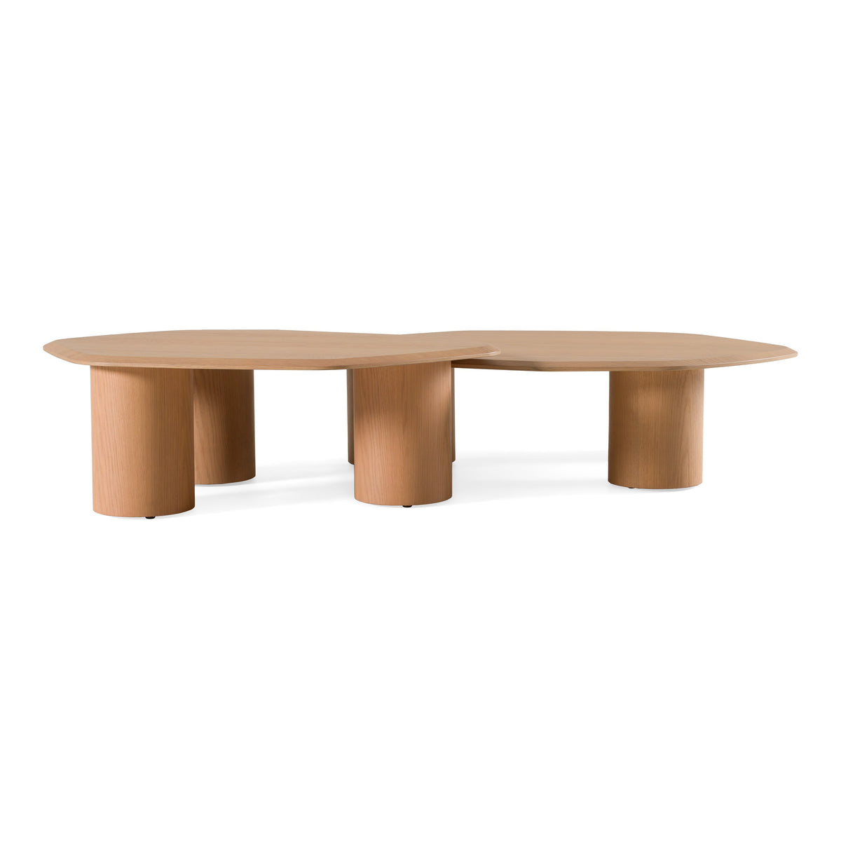 Seymour - Modern White Oak Coffee Table Set - original 1