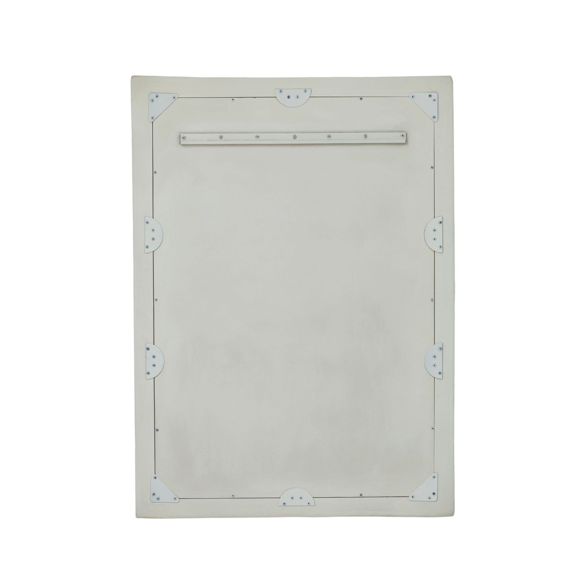 Orpheus - 34" x 47" Ribbed Rectangular Wall Mirror - Faux Stone