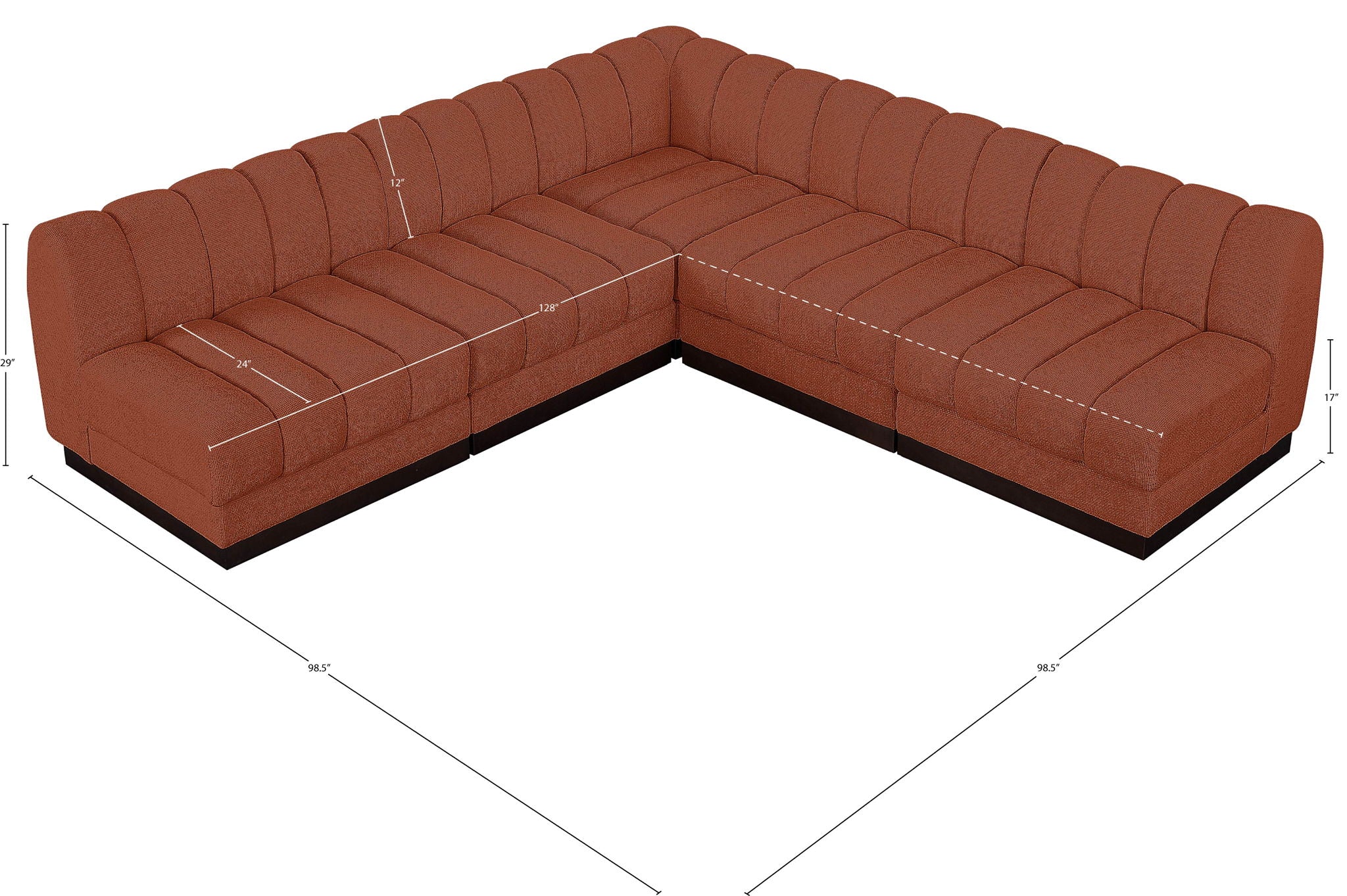 Quinn - 5 Piece Modular Sectional