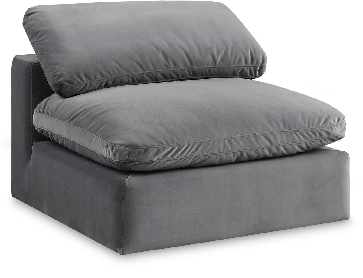 Comfy - Velvet Armless Chair