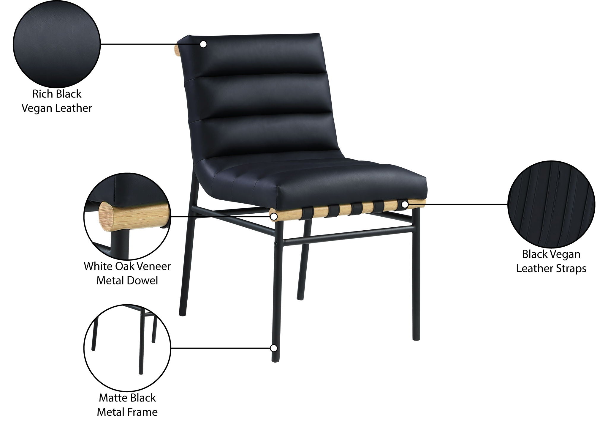 Burke - Dining Chair (Set of 2) - Black