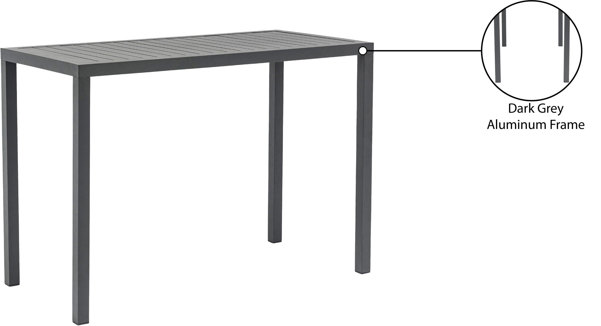 Maldives - Patio Rectangle Bar Table