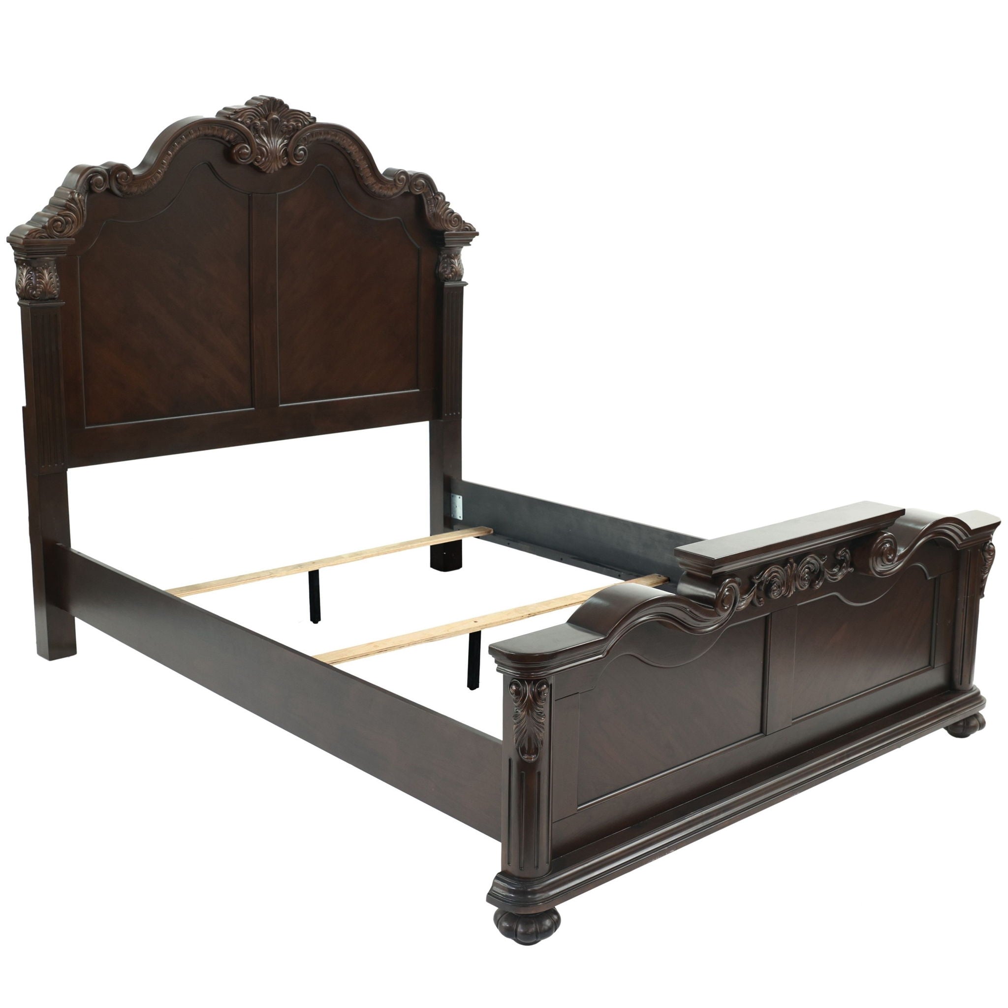 Bed With Carved Details