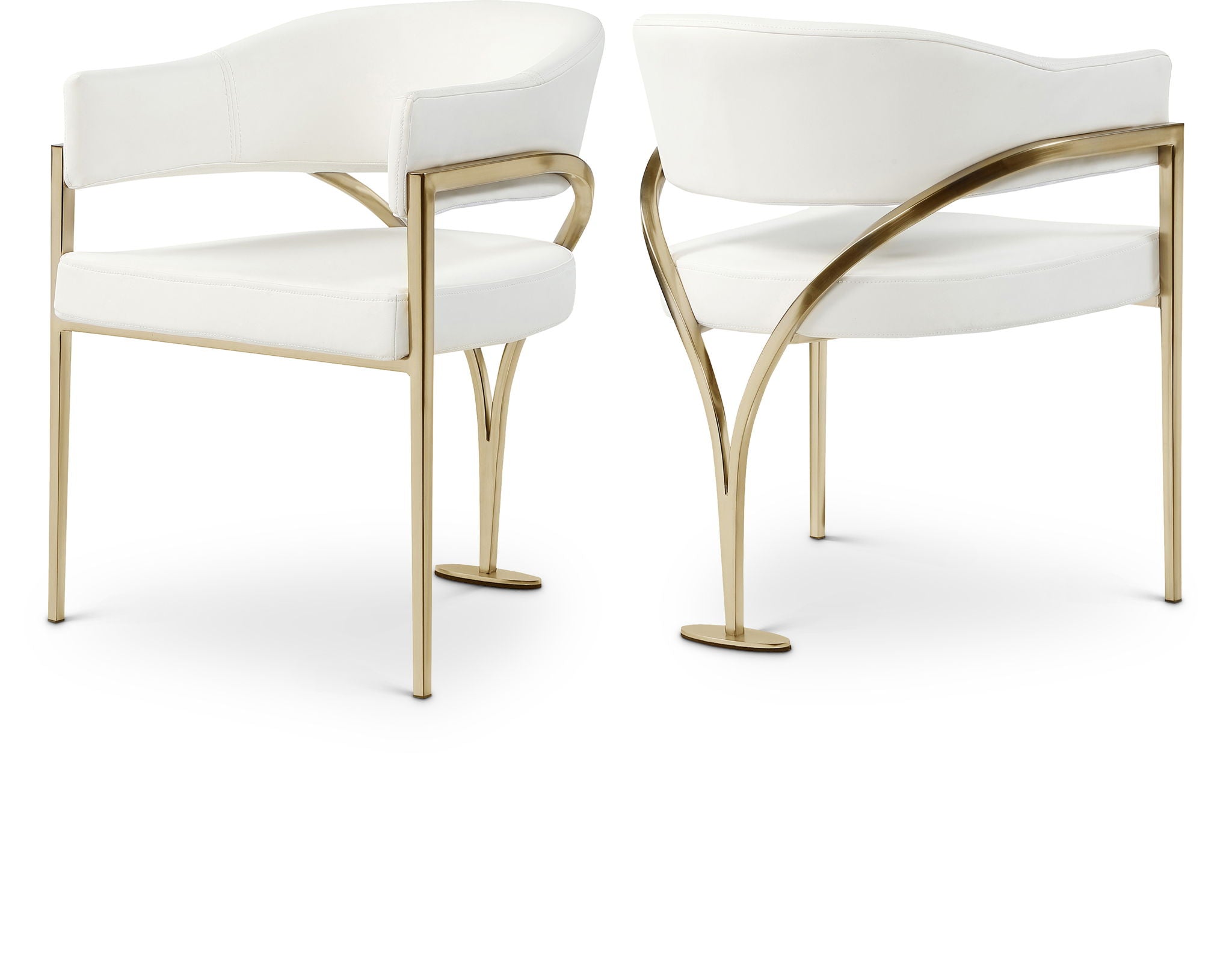 Madelyn - Dining Chair (Set of 2) - Brushed Brass