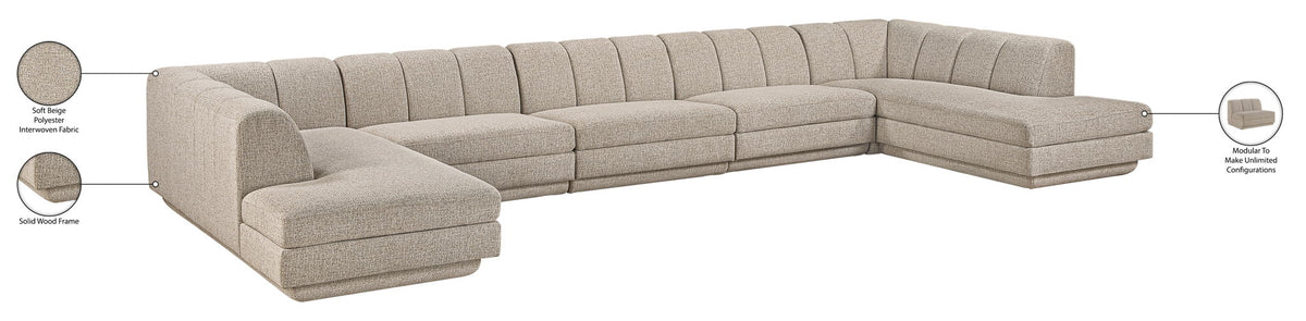 Modari - Sectional - Beige