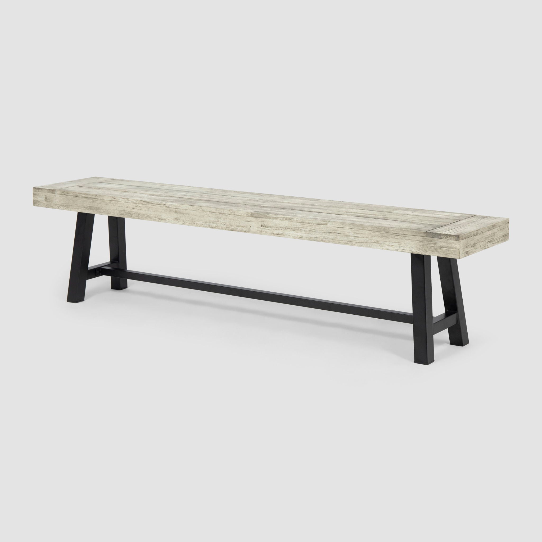 Carlisle - Outdoor Dining Bench - Gray