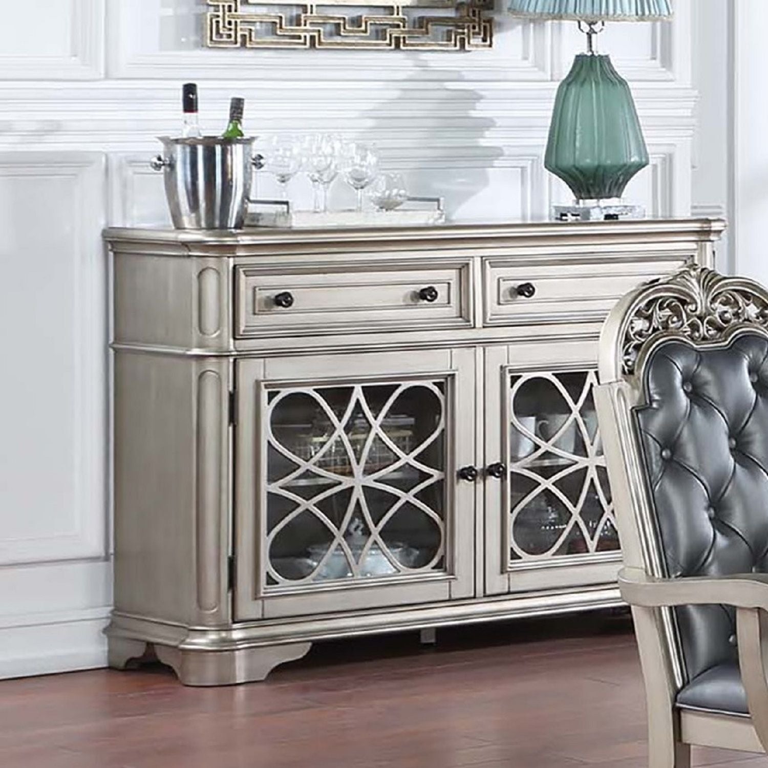 Server Drawers Storage Cabinet For Dining Room