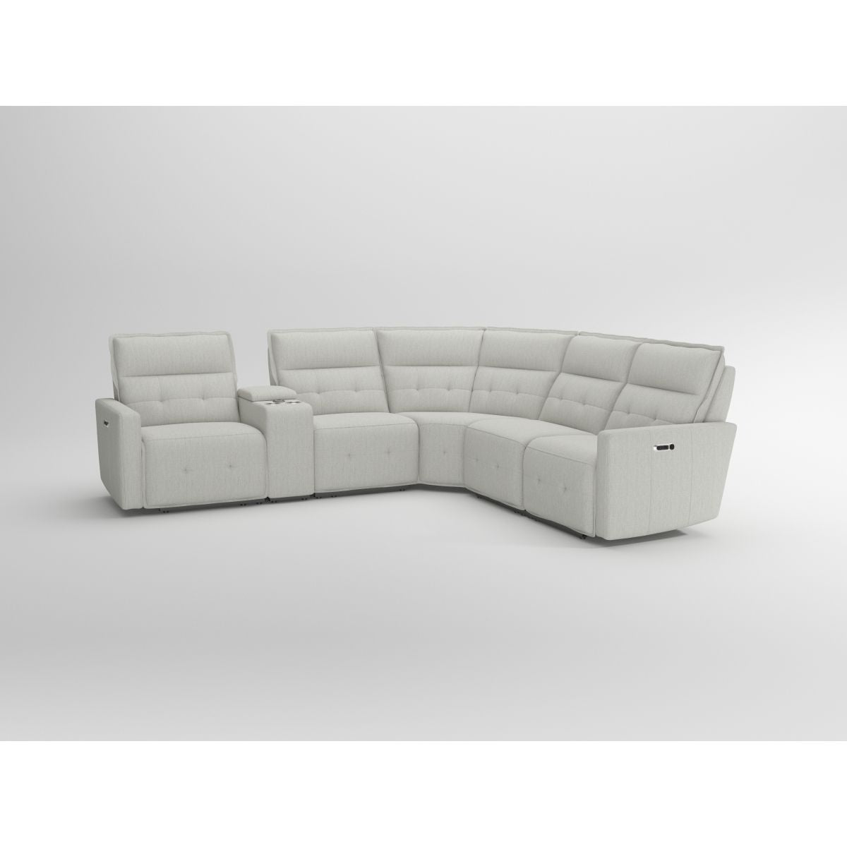 Salida - Modular Power Reclining Sectional With Power Headrests