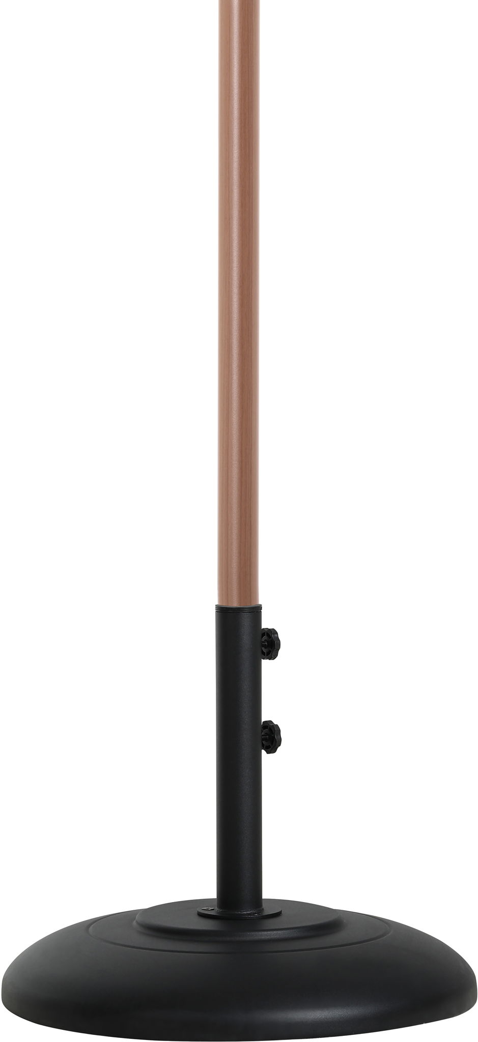 Amalfi - Patio Umbrella - Black Base / Light Brown Pole
