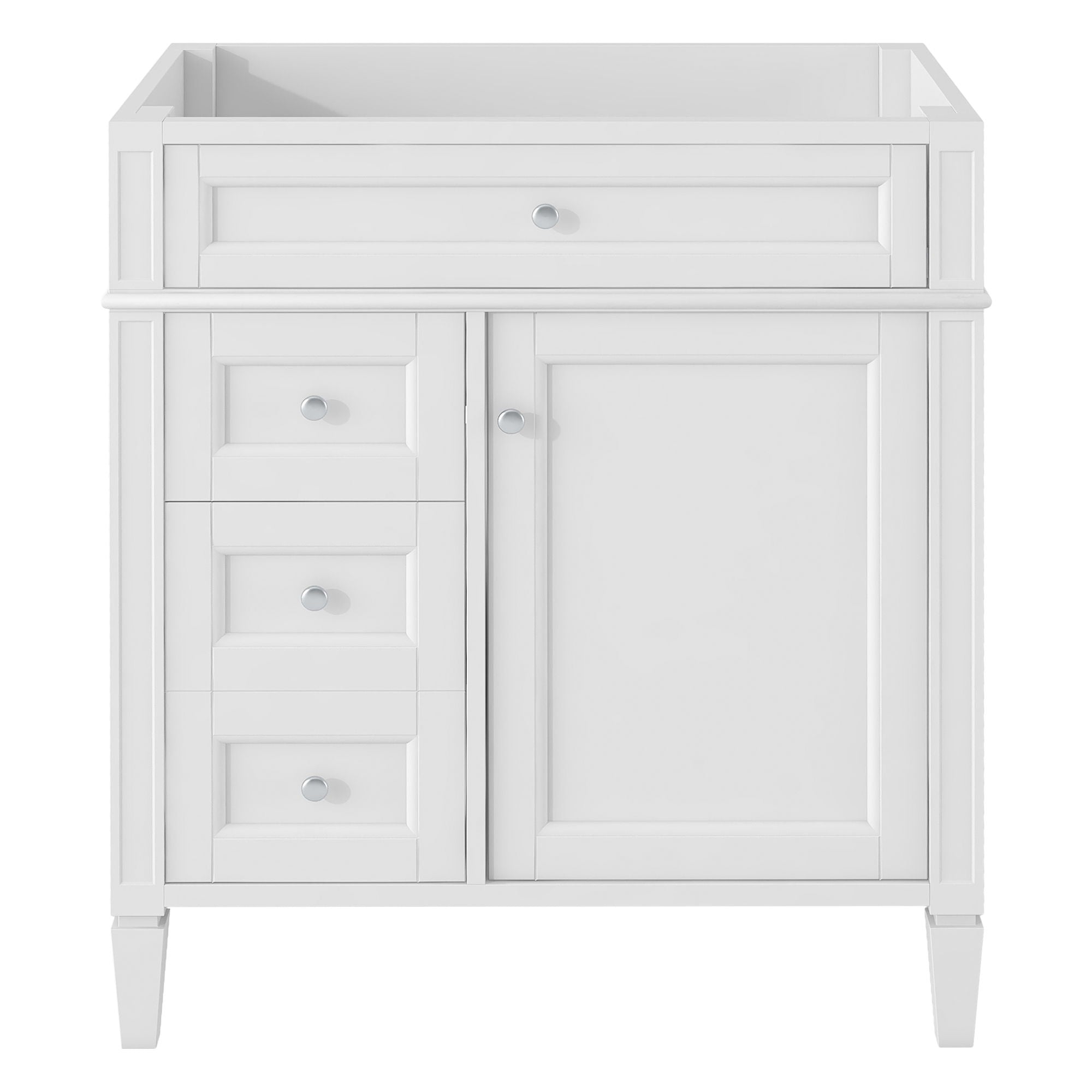 Bathroom Vanity With 2 Drawers And Tip-Out Drawer, Storage Cabinet