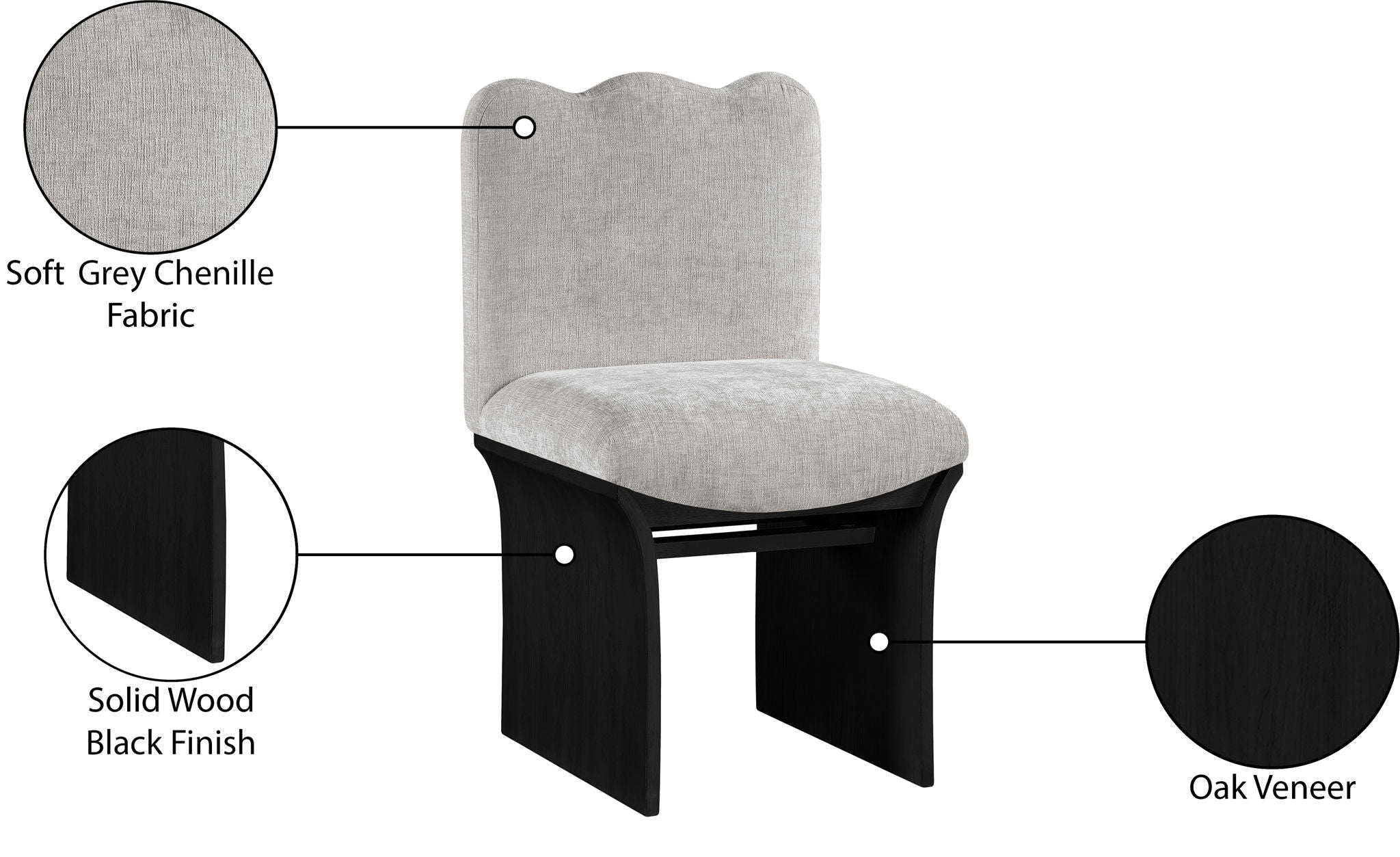 Shaw - Dining Chair - Black Base