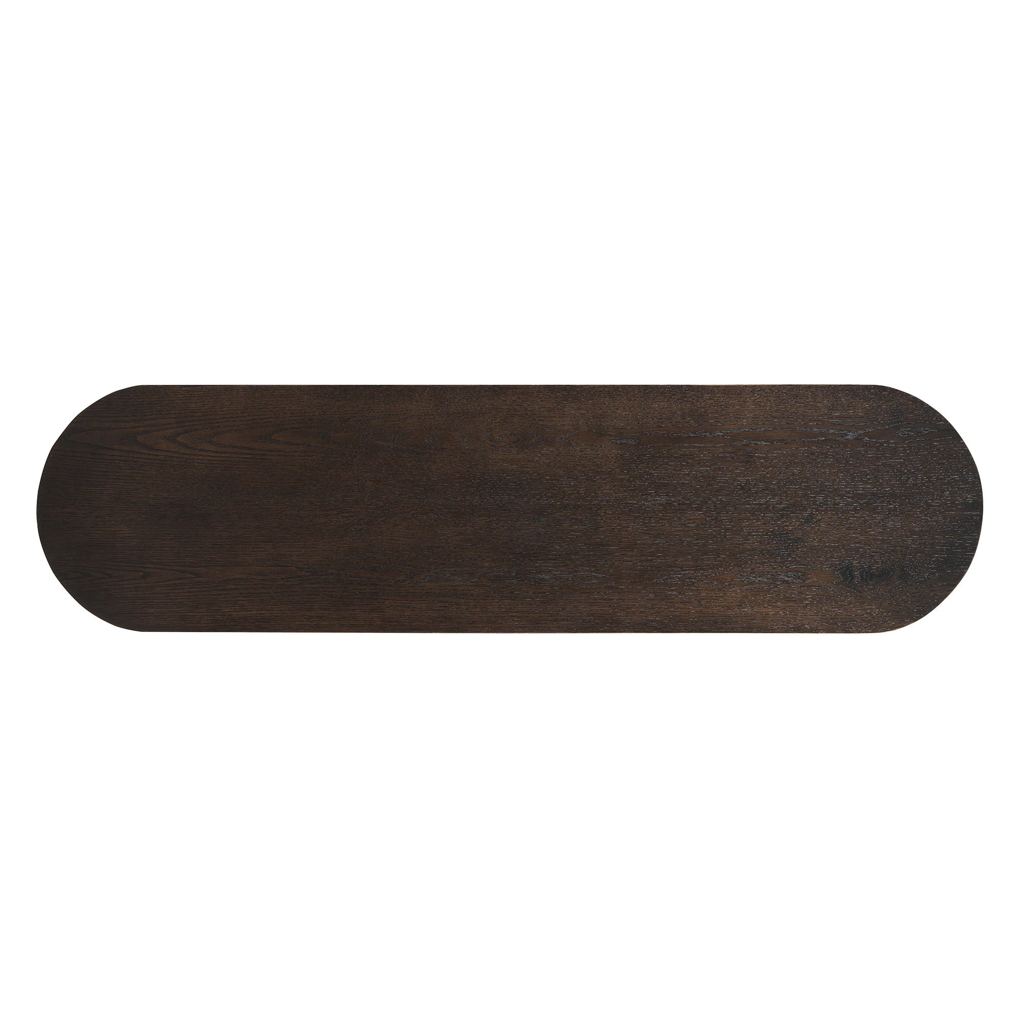 Console Table With Fluted Legs, Open Shelf