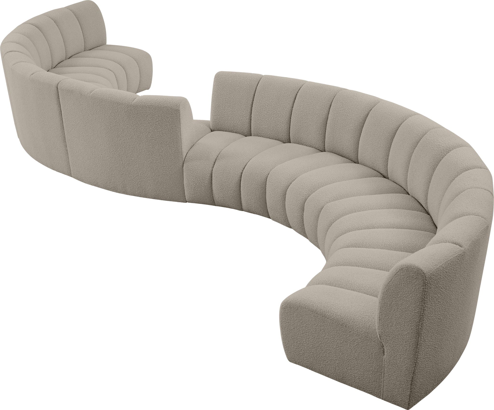 Infinity - 8 Piece Boucle Modular Sectional