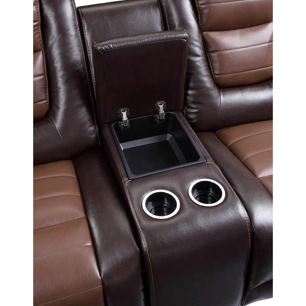 Briscoe - Double Glider Reclining Loveseat With Center Console