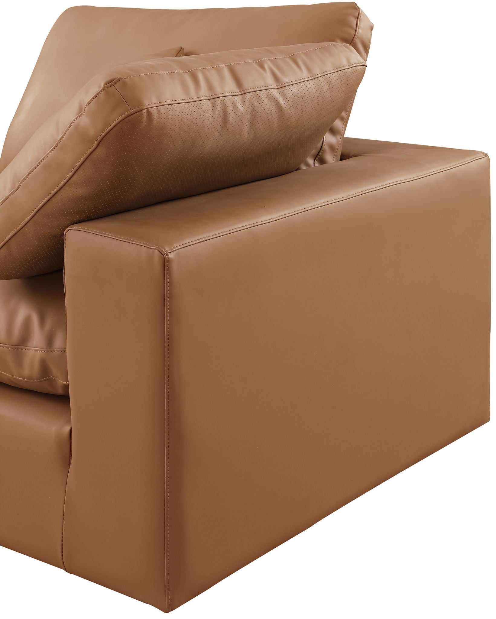 Comfy - 6 Piece Faux Leather Modular Corner Sectional