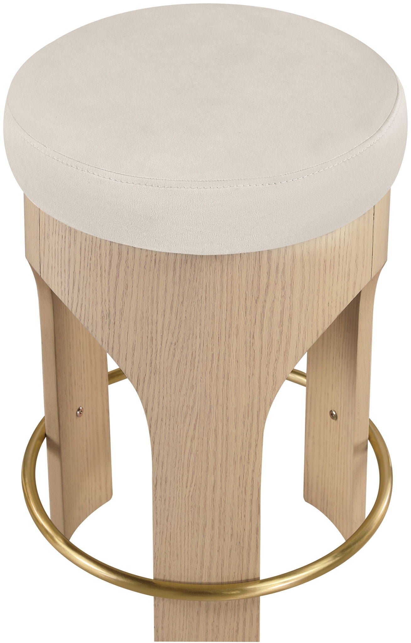 Bocceli - Counter Stool - Natural Base