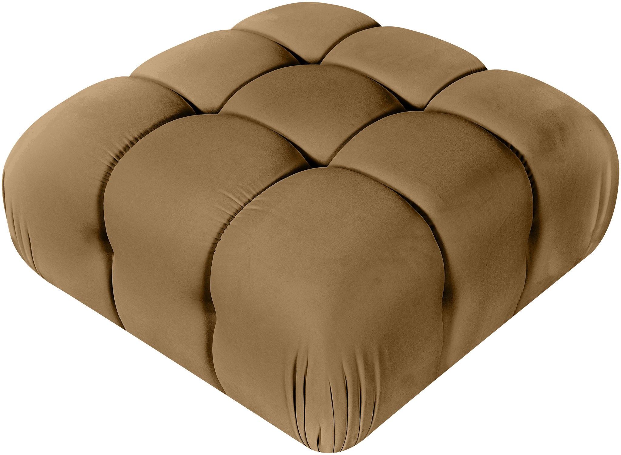 Orin - Velvet Performance Fabric Upholstered Modular Ottoman