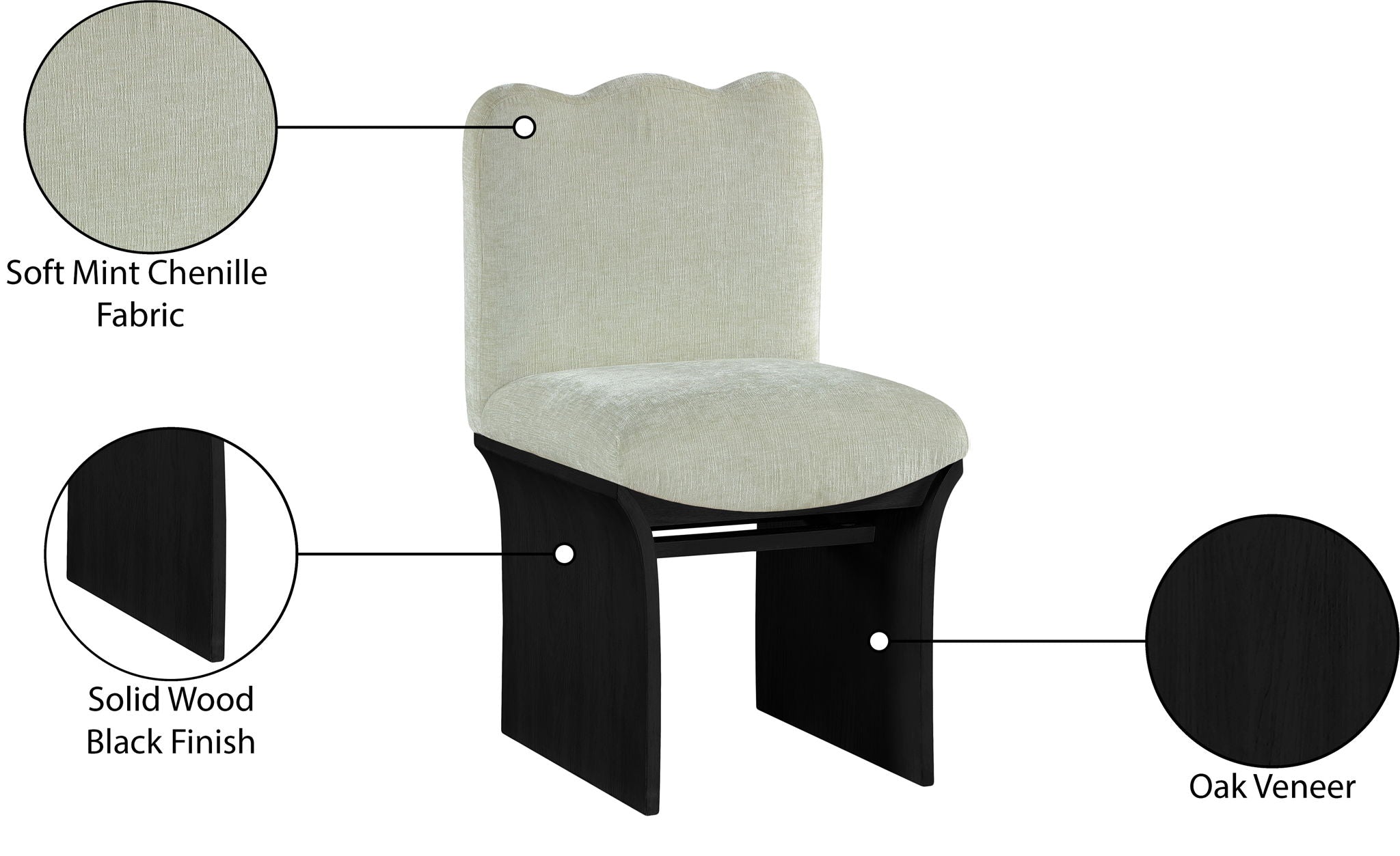 Shaw - Dining Chair - Black Base