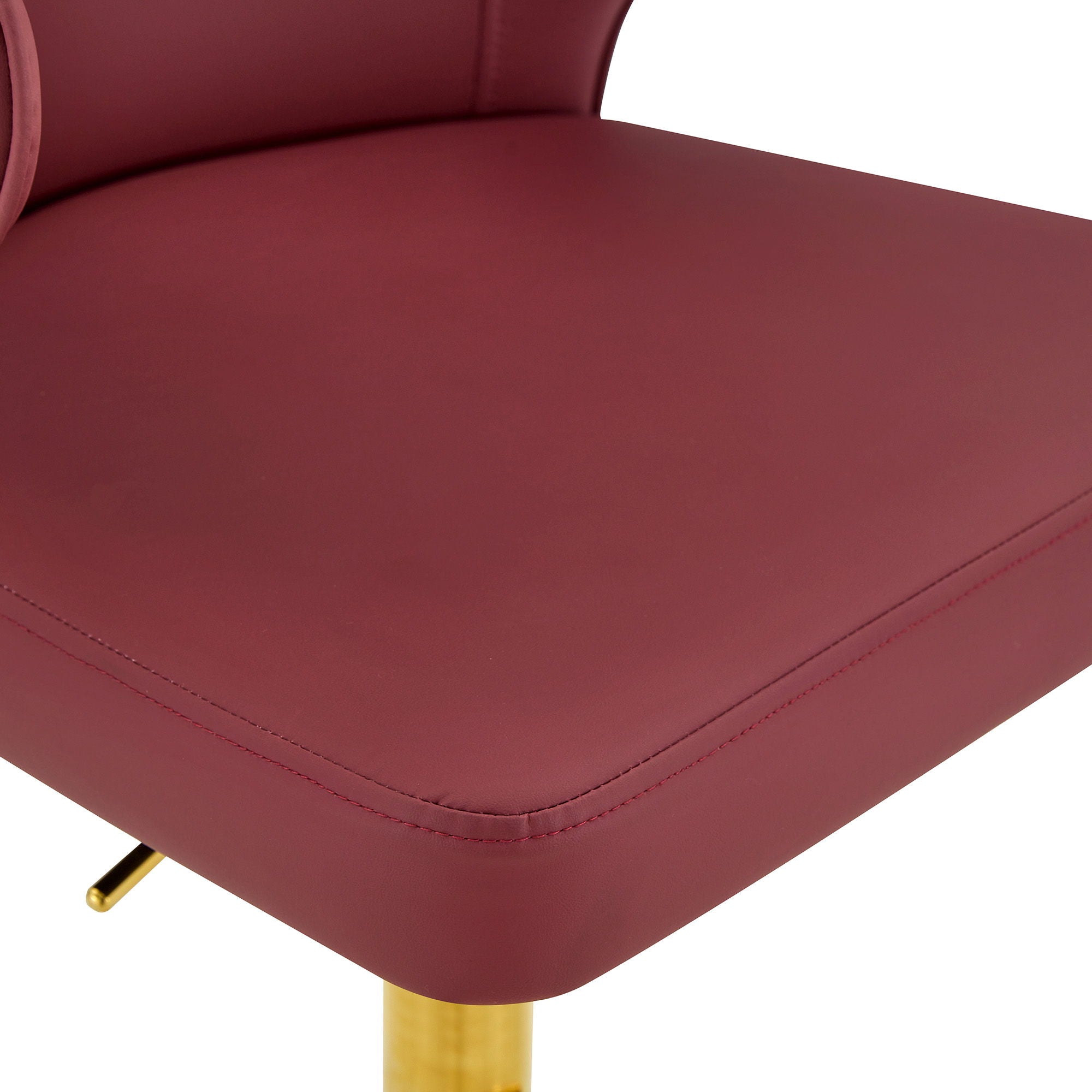 Adjustable Swivel Bar Chair With High Back Support
