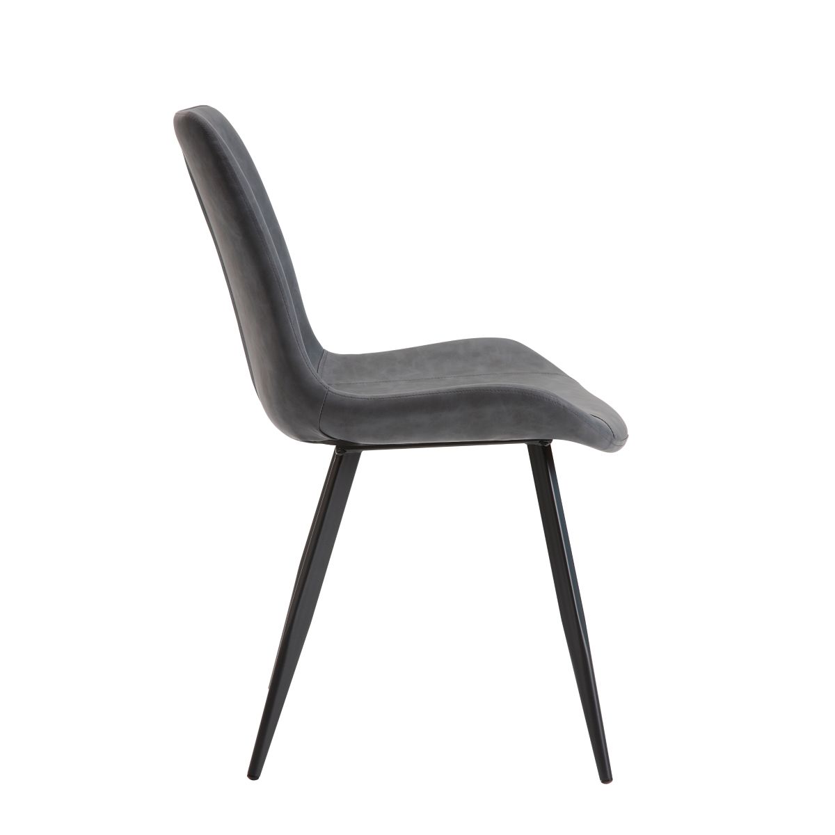 Brixley - 5 Piece Set (Table & 4 Side Chairs) - Dark Gray / White