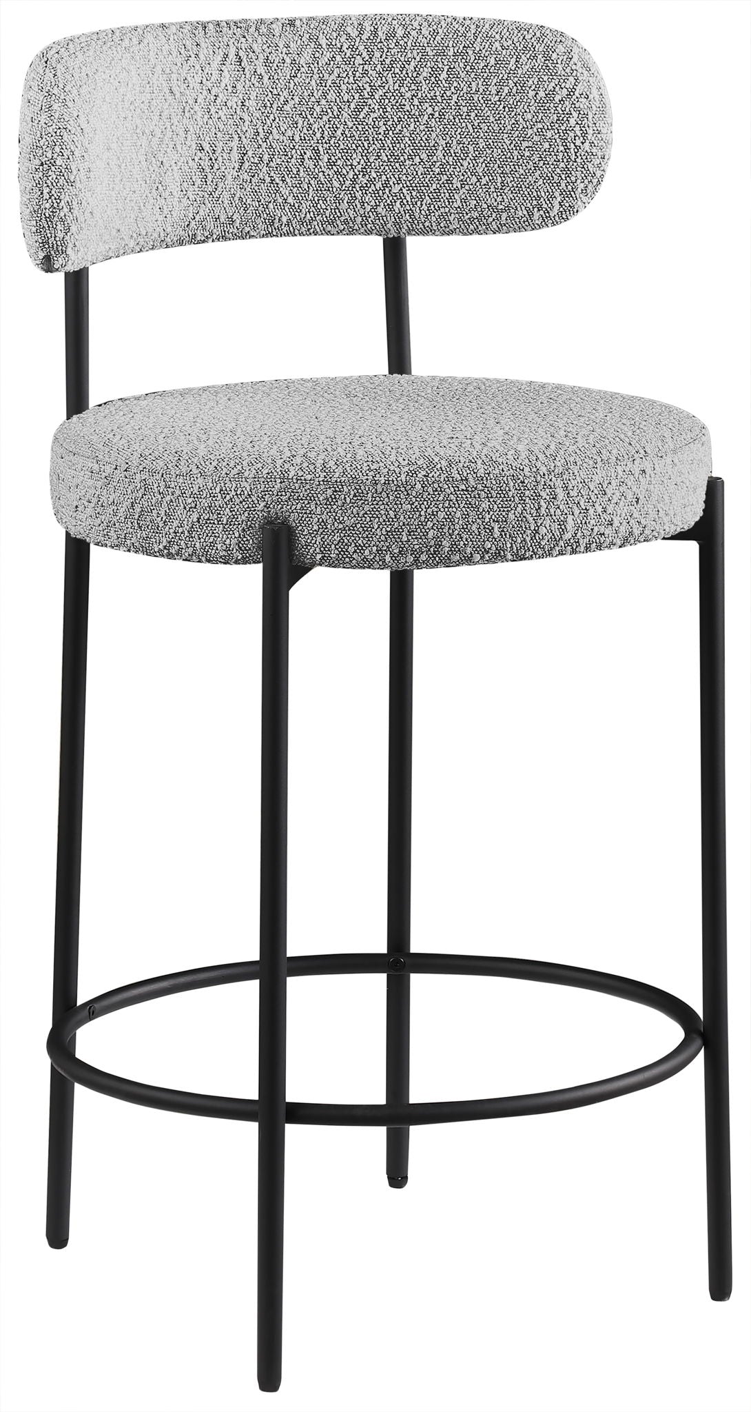 Beacon - Boucle Fabric Stool (Set of 2)