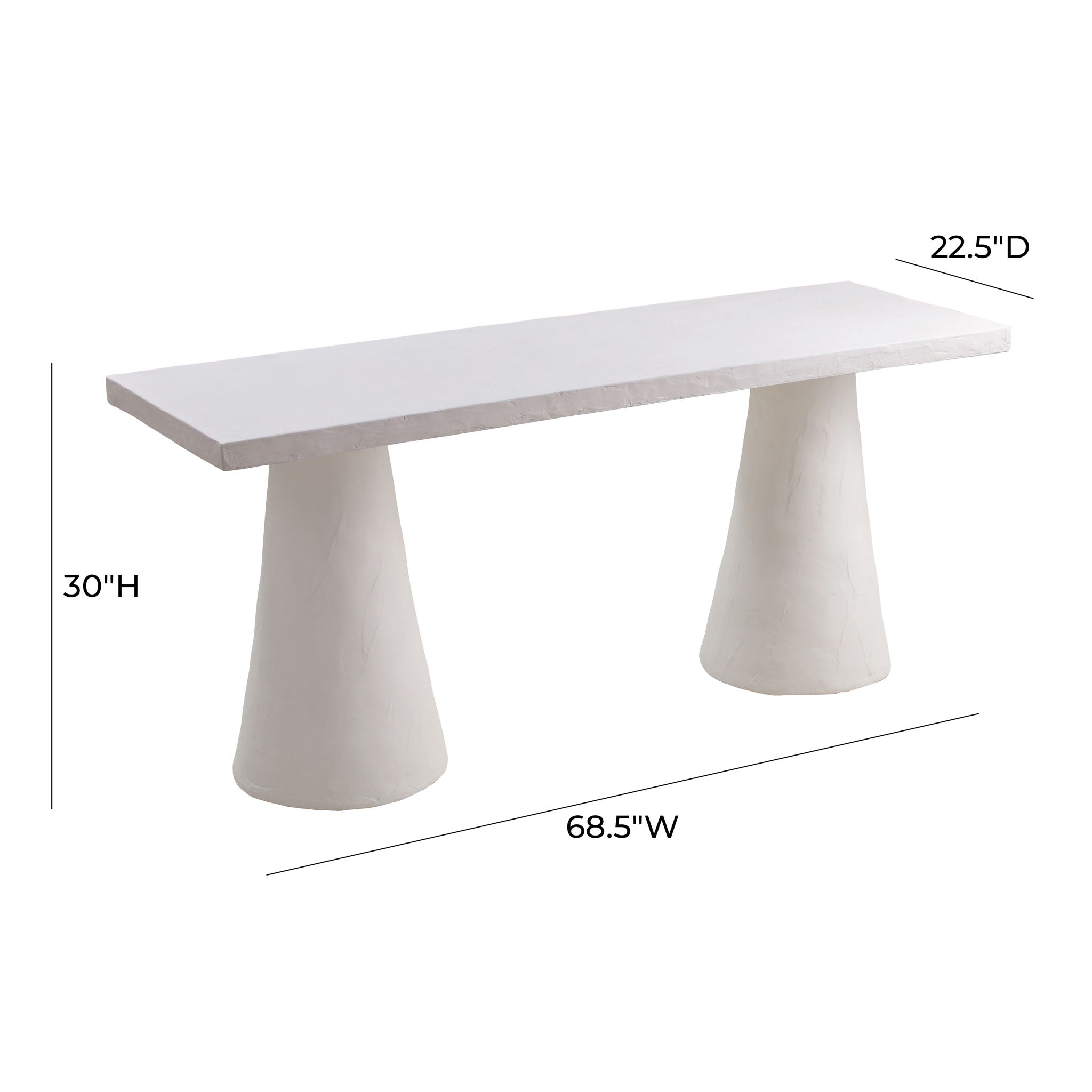 Dayana - Plaster Desk