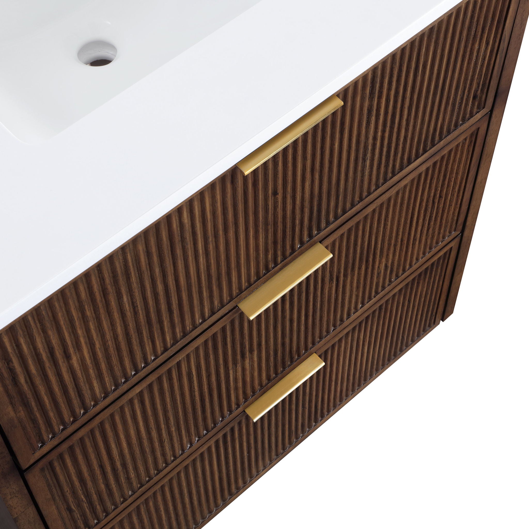 Willard - Engineered Stone And Solid Wood Bathroom Vanity