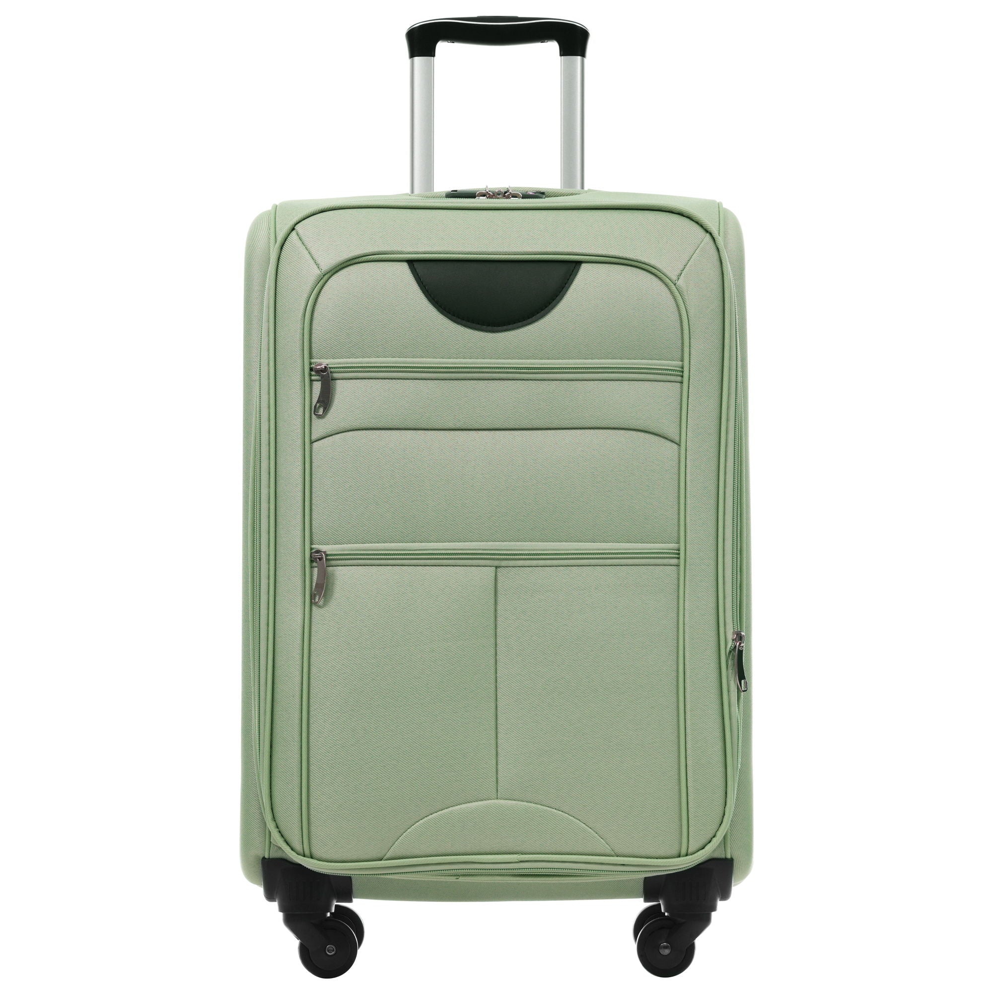 Softside Luggage Expandable 3 Piece Set Upright Spinner Lightweight Suitcase