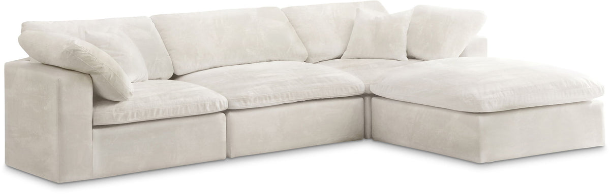 Cozy - 4 Piece Modular Sectional With Chaise