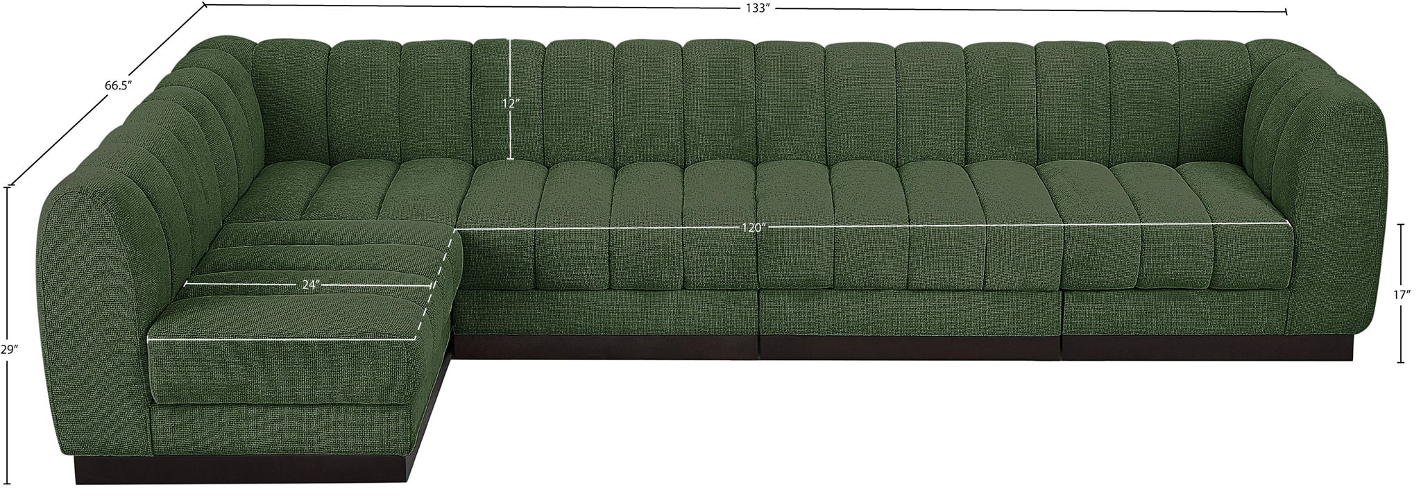 Quinn - 5 Piece Modular Sectional