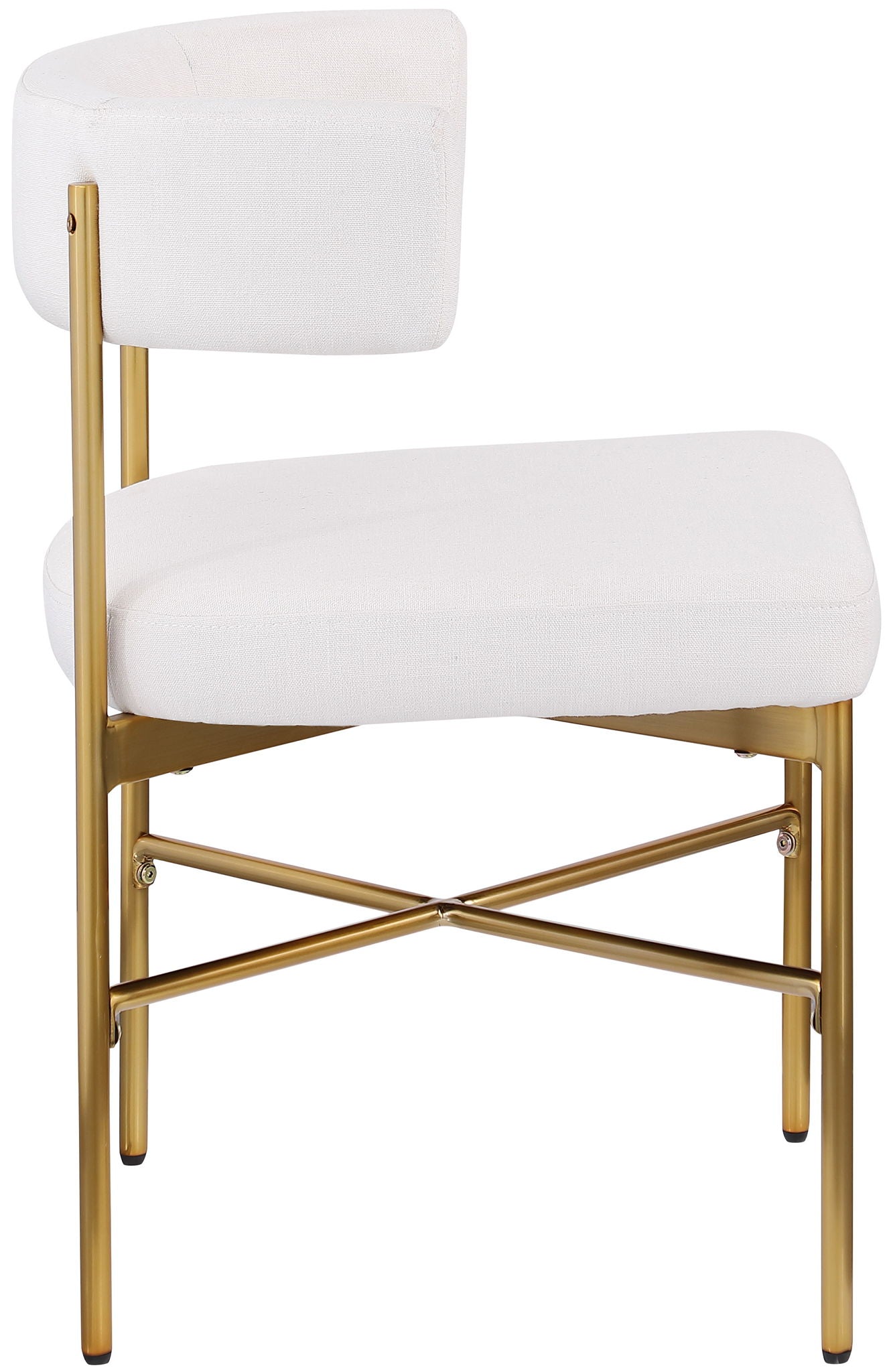 Rivage - Durable Dining Chair With Gold Frame (Set of 2)
