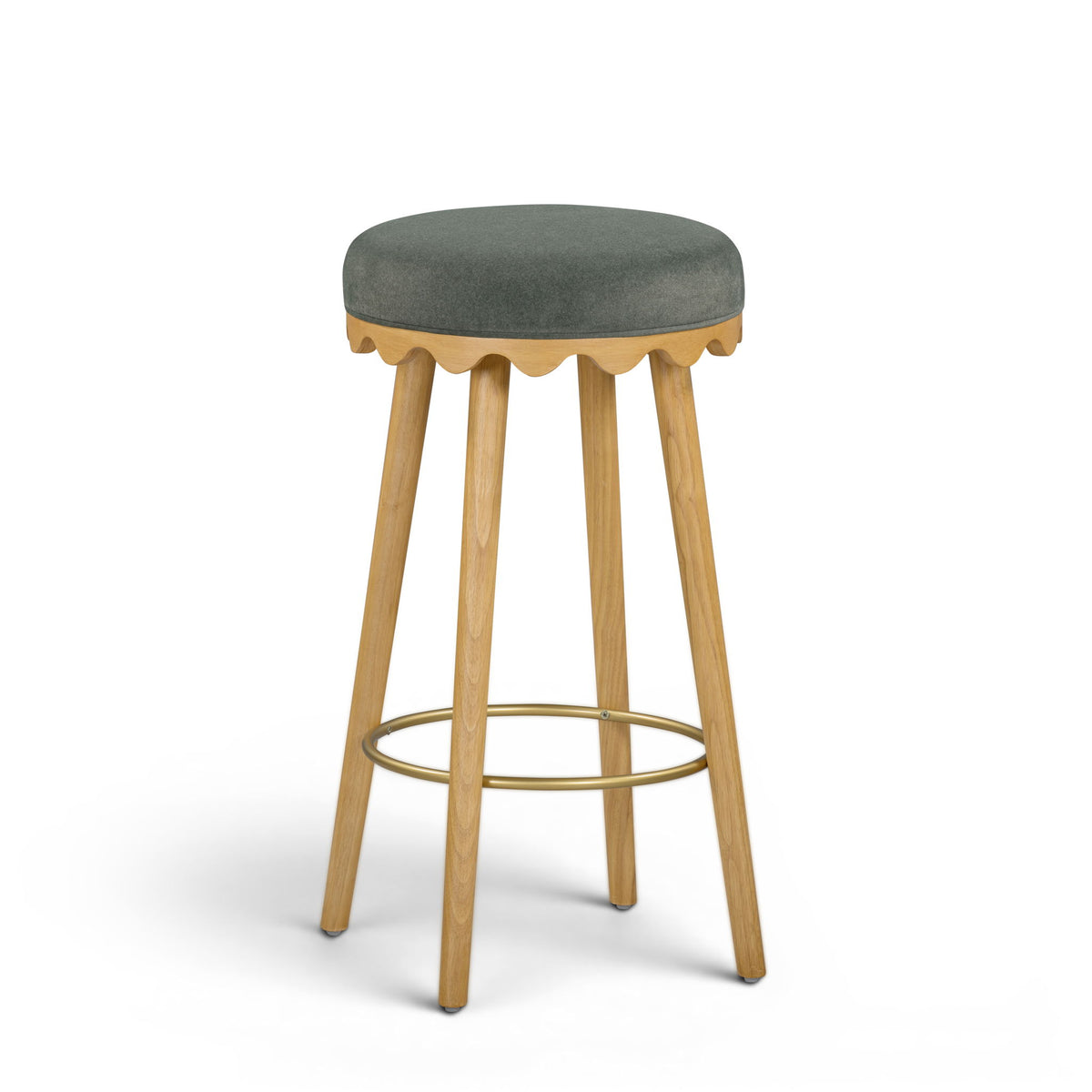 Oodle - Performance Vegan Mohair Stool
